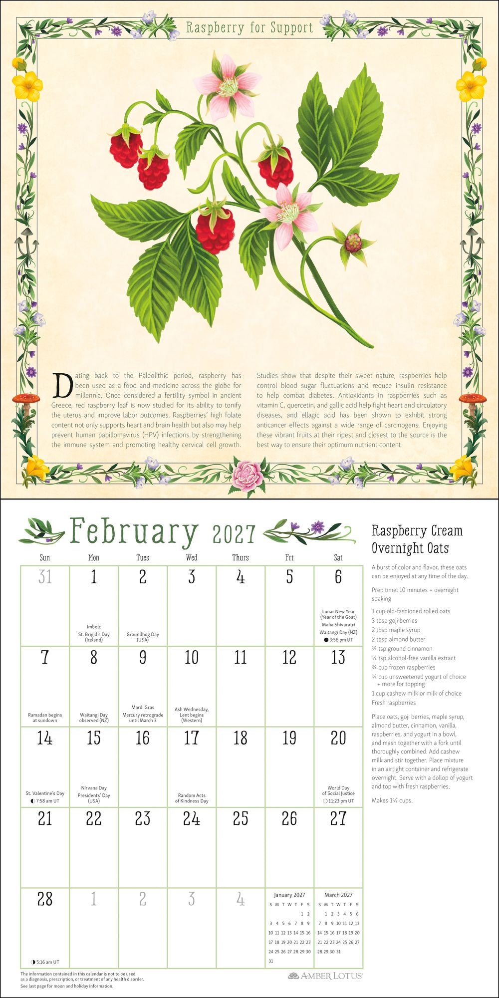 2027 Kitchen Witch Wall Calendar