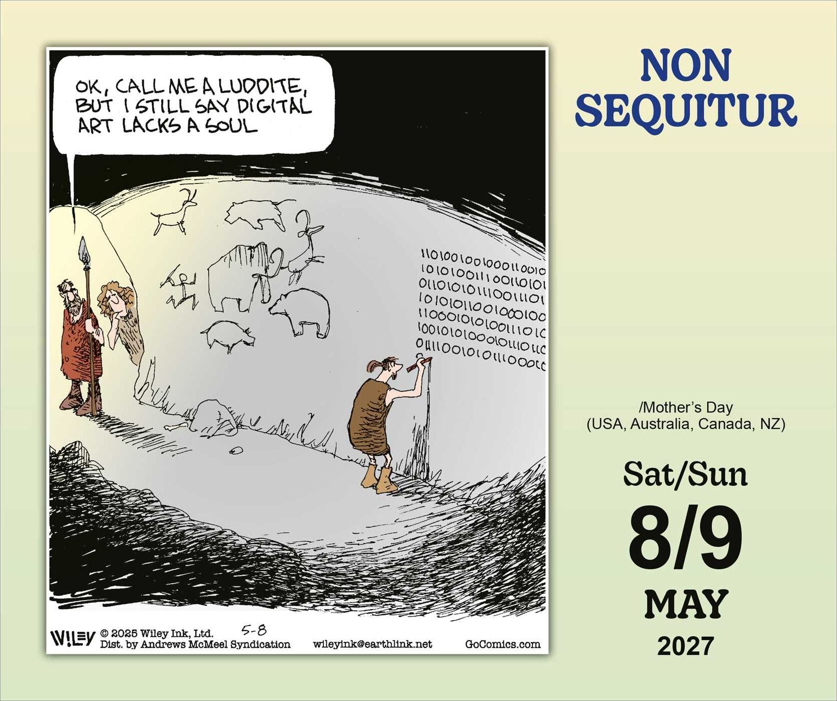 2027 Non Sequitur Day-to-Day Calendar