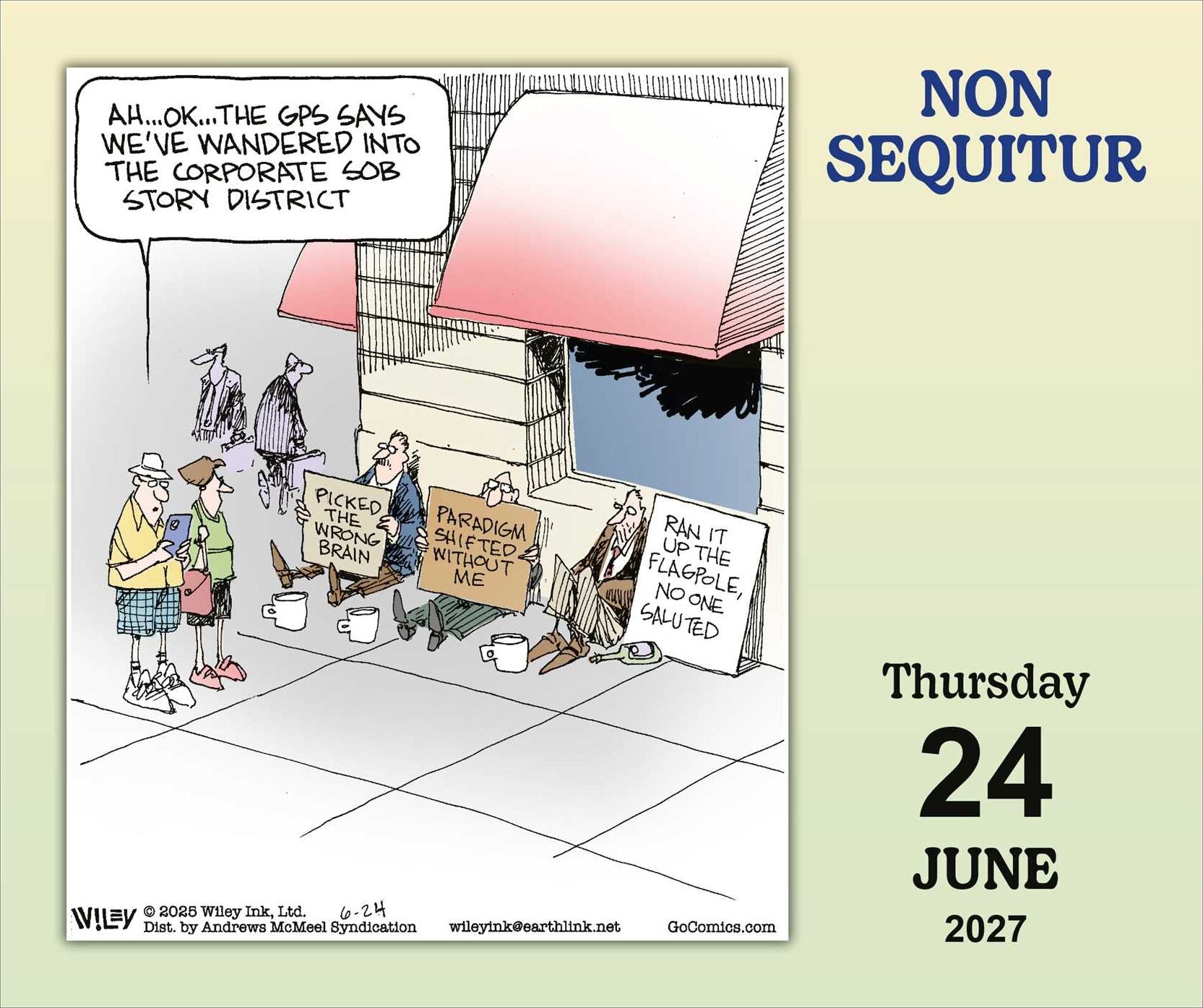 2027 Non Sequitur Day-to-Day Calendar