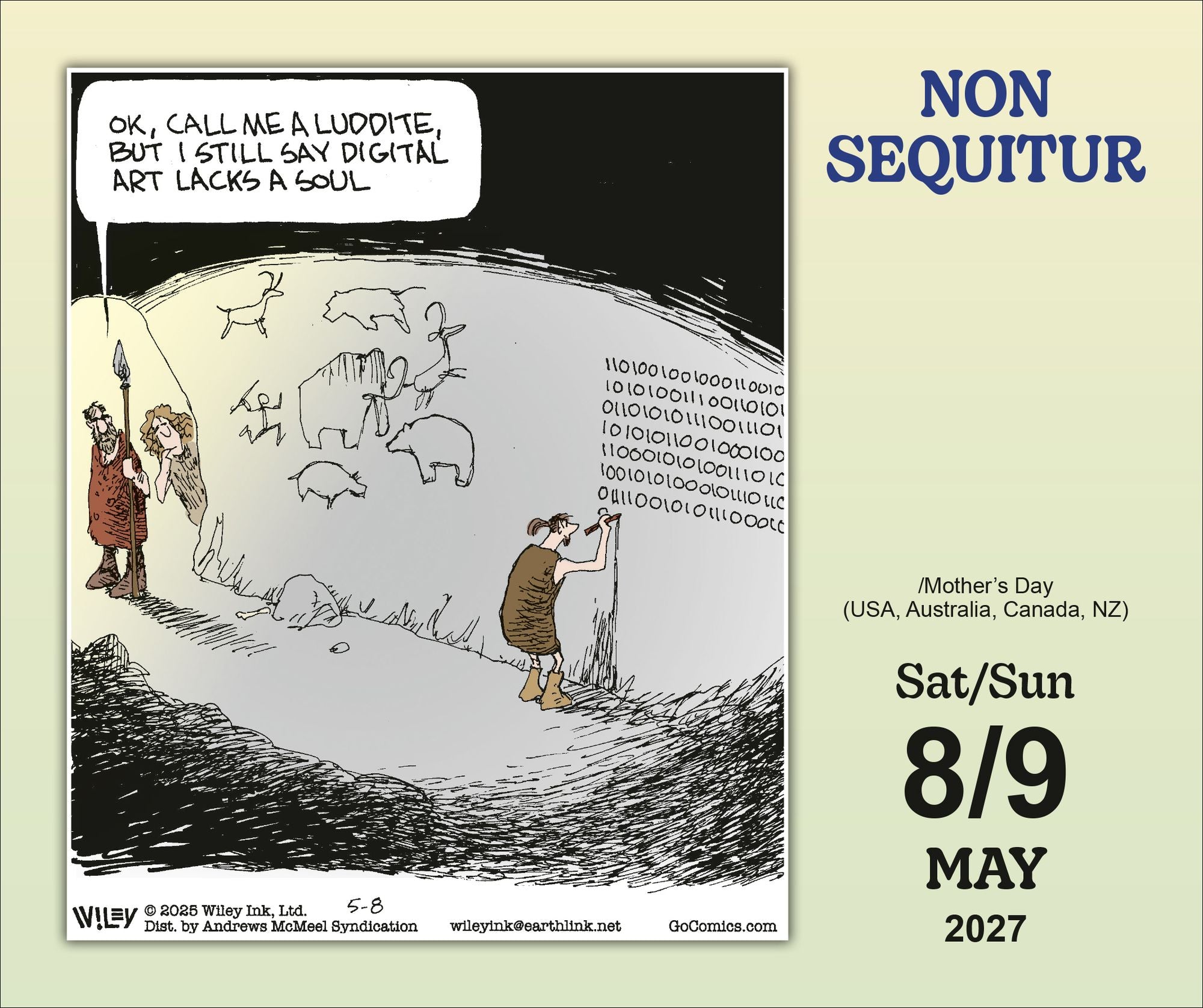 2027 Non Sequitur Day-to-Day Calendar