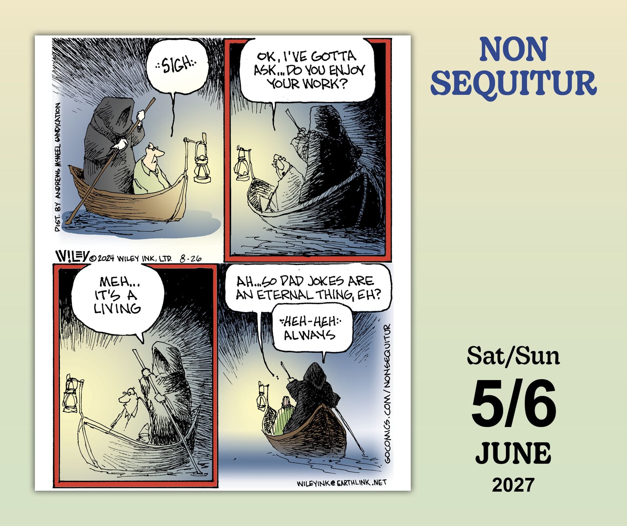 2027 Non Sequitur Day-to-Day Calendar