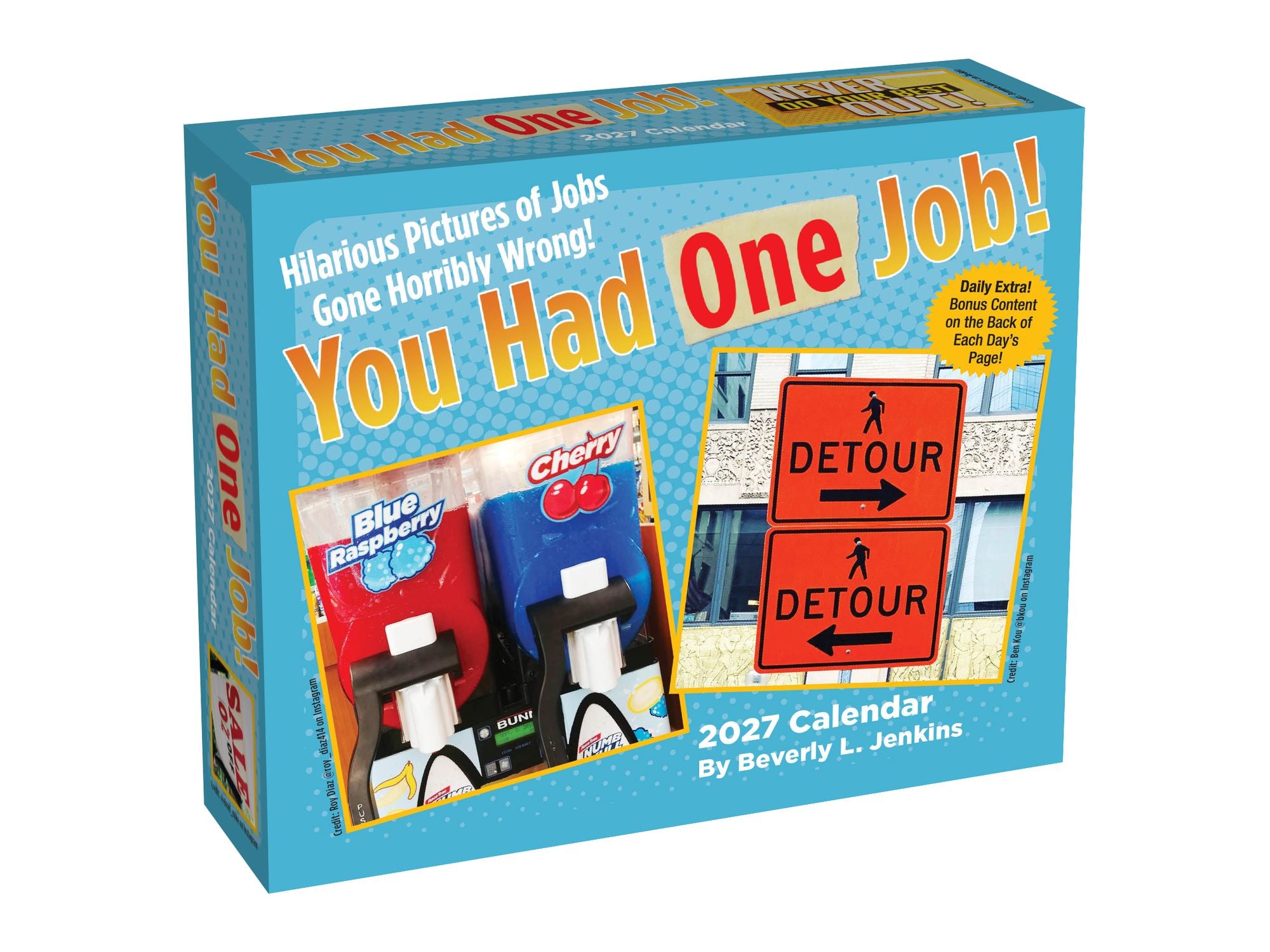 2027 You Had One Job Day-to-Day Calendar
