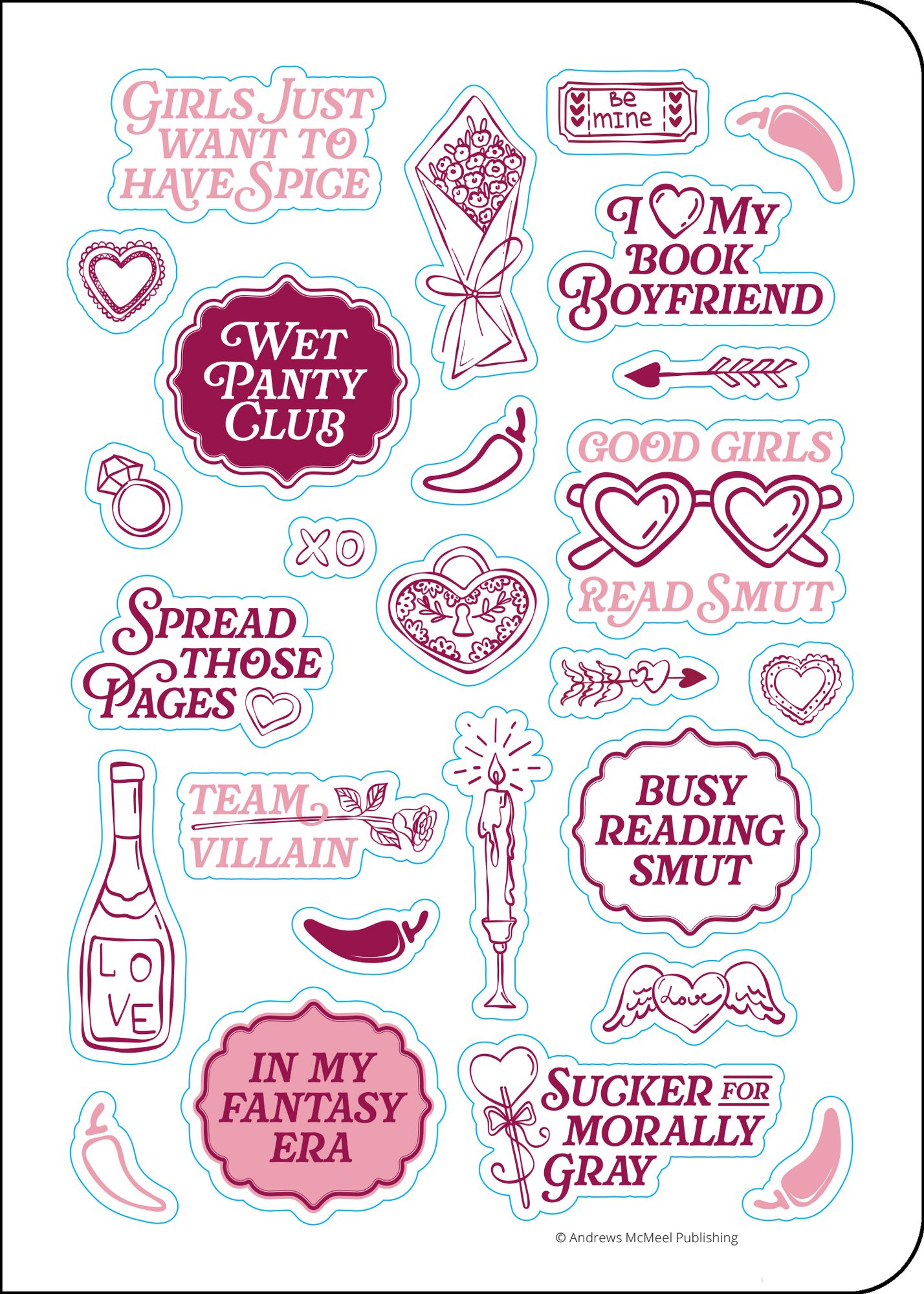 2026-2027 Spicy Book Club 16-Month Weekly/Monthly Planner