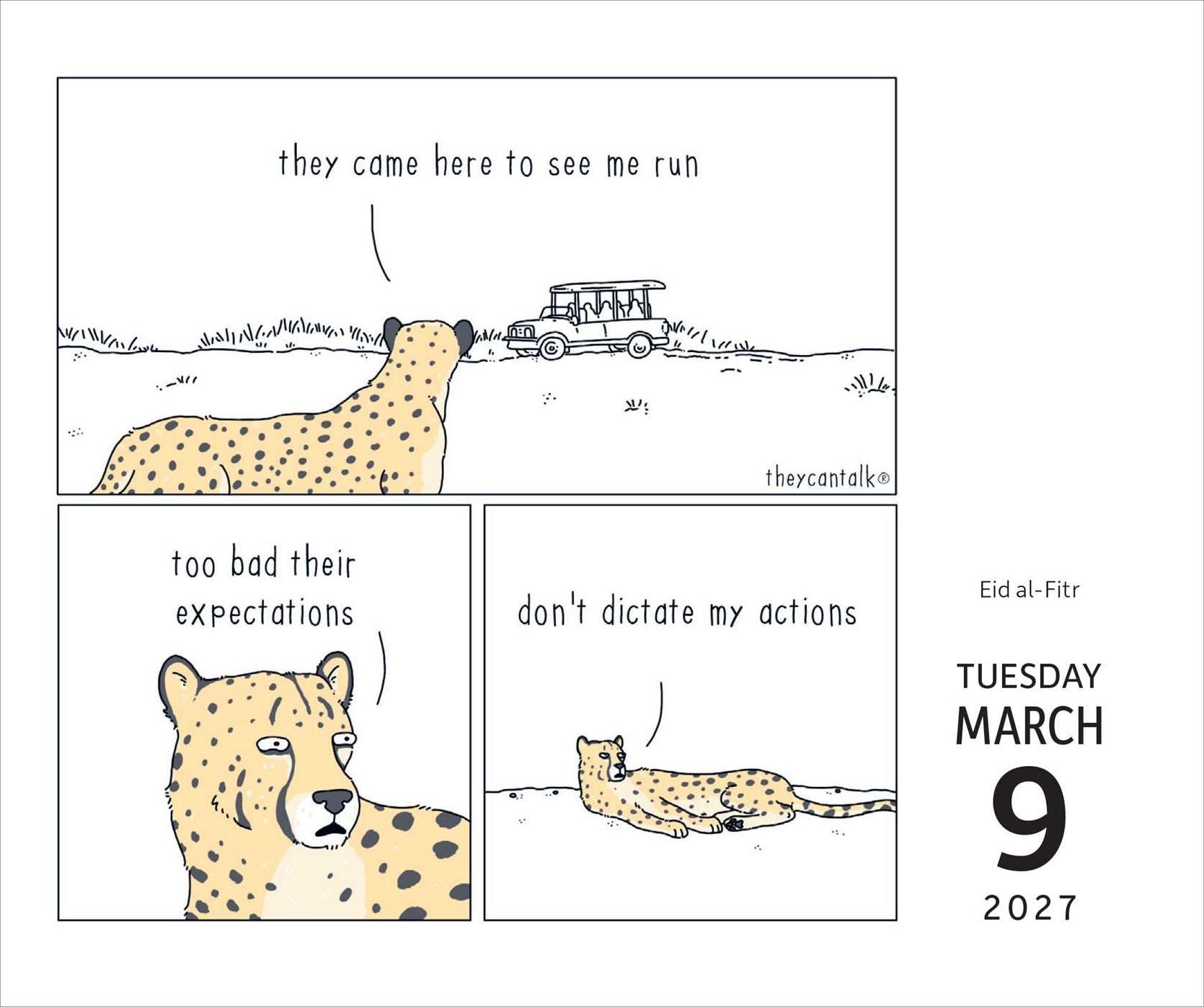2027 They Can Talk Comics Day-to-Day Calendar