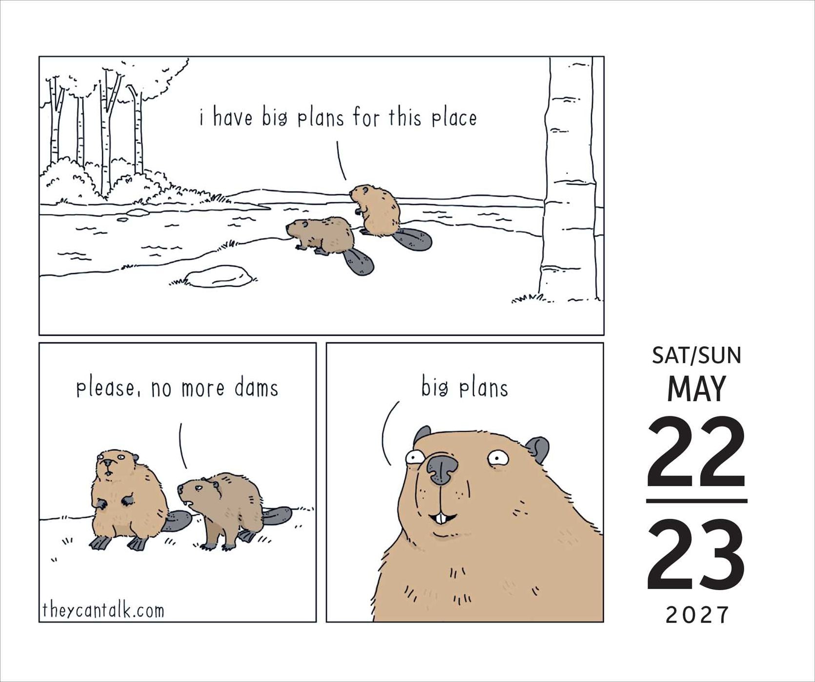 2027 They Can Talk Comics Day-to-Day Calendar