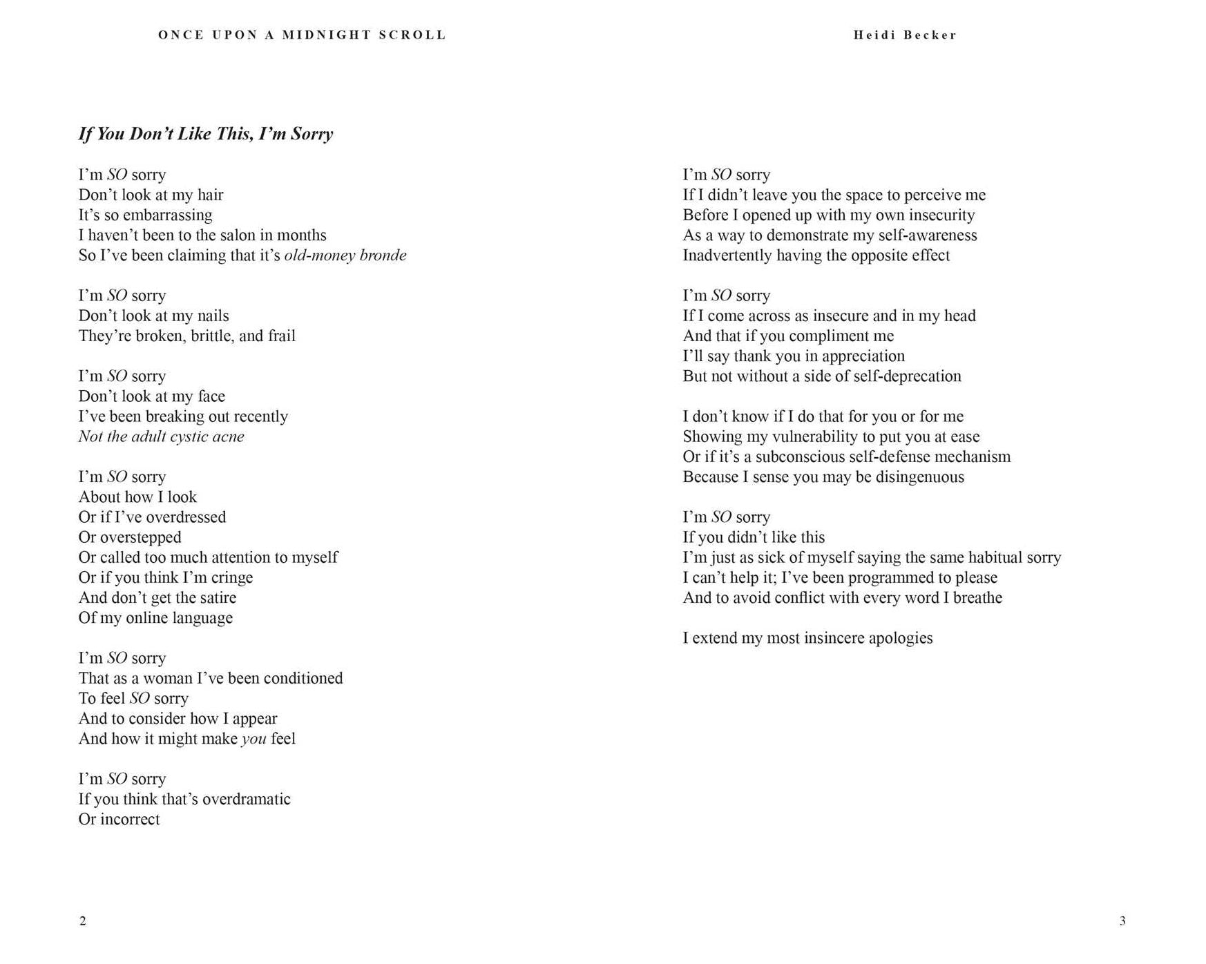 Once Upon a Midnight Scroll: Poems for the Overstimulated & Disillusioned