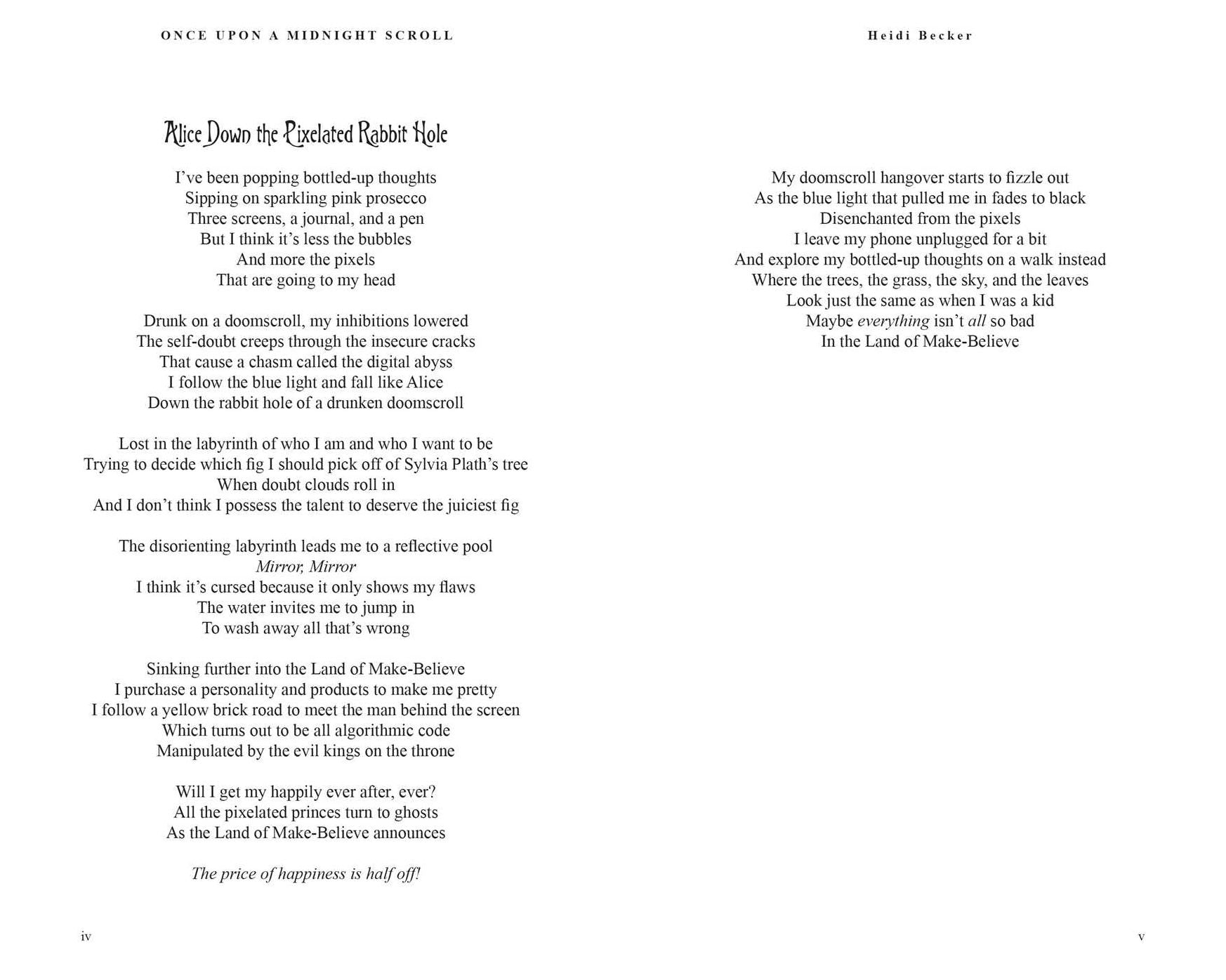 Once Upon a Midnight Scroll: Poems for the Overstimulated & Disillusioned