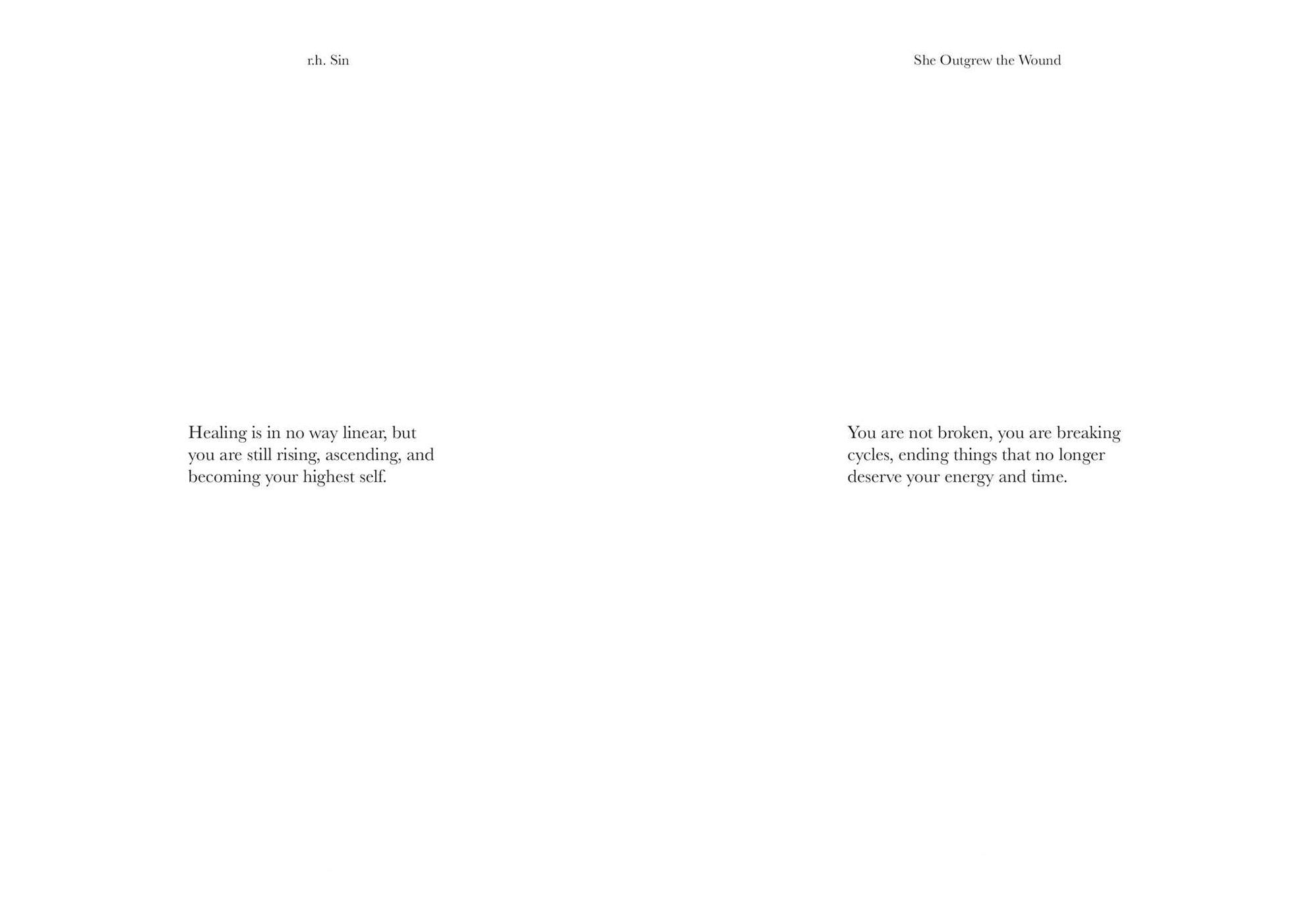 She Outgrew the Wound