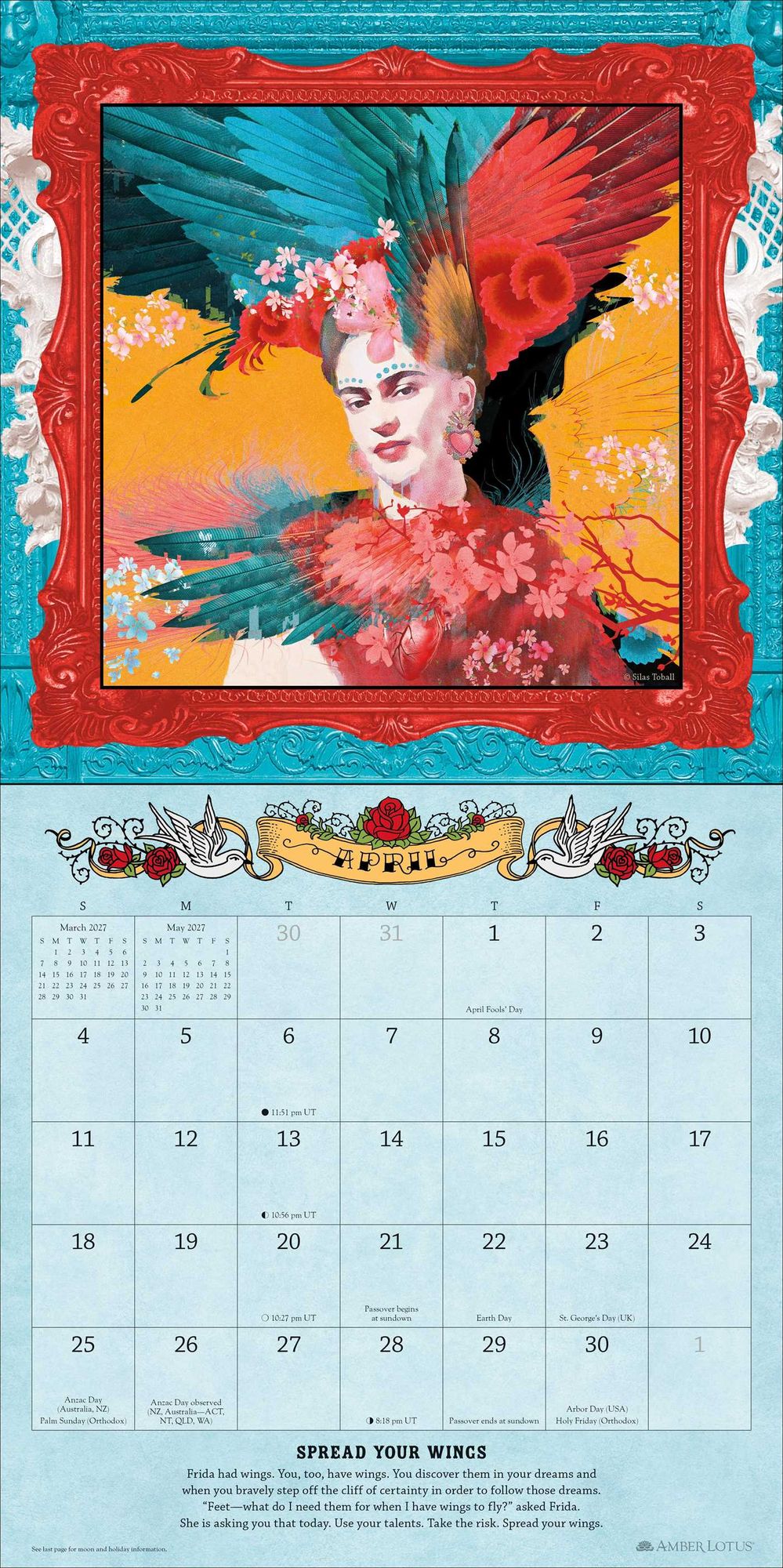 2027 For the Love of Frida Wall Calendar
