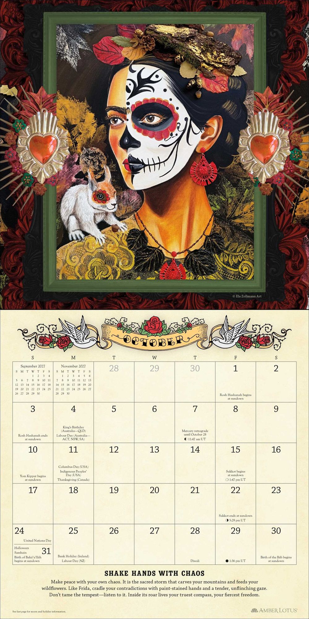 2027 For the Love of Frida Wall Calendar