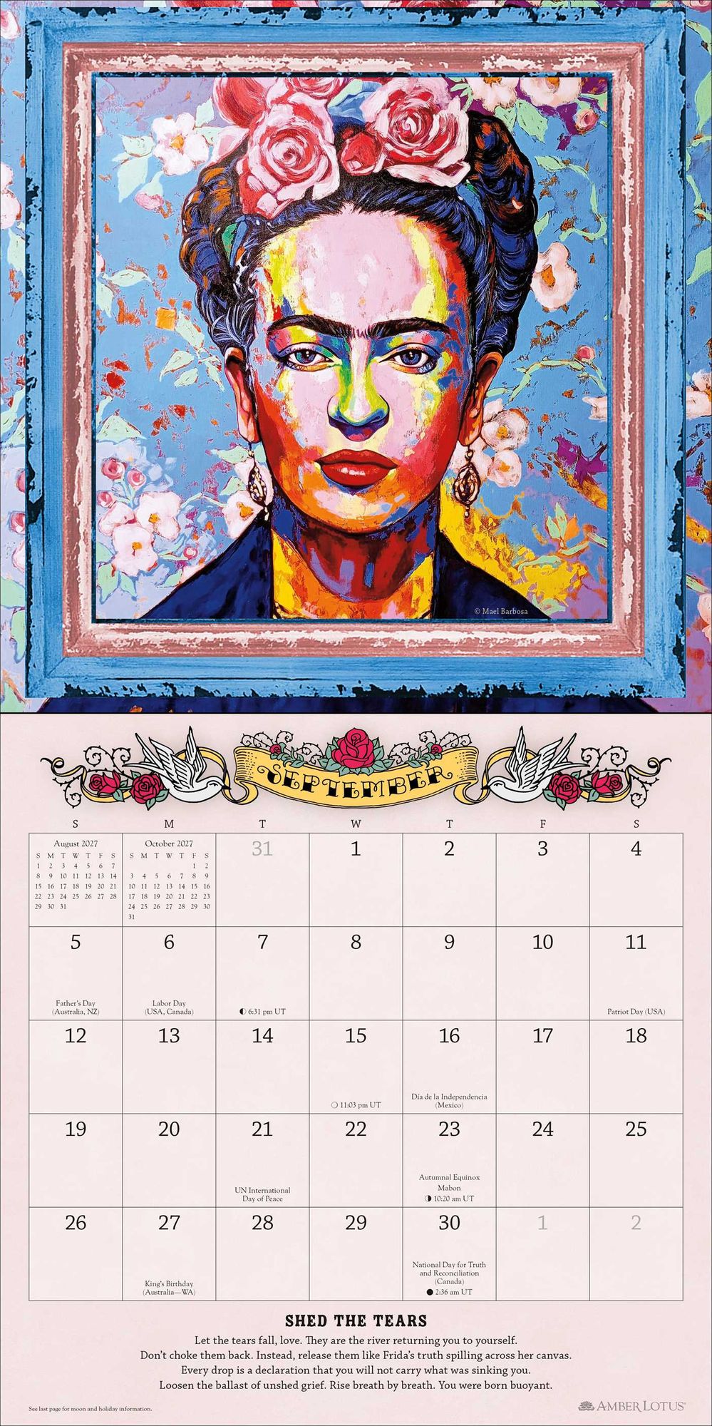2027 For the Love of Frida Wall Calendar