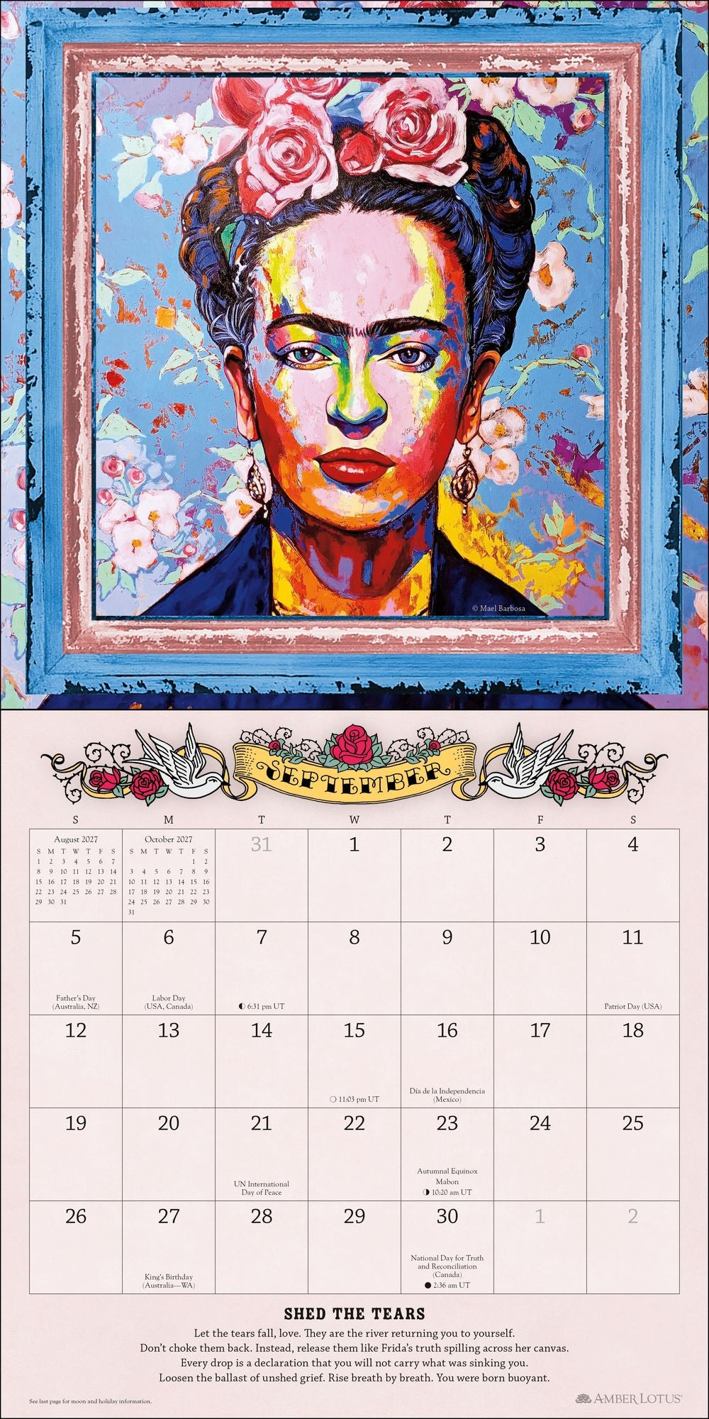 2027 For the Love of Frida Wall Calendar