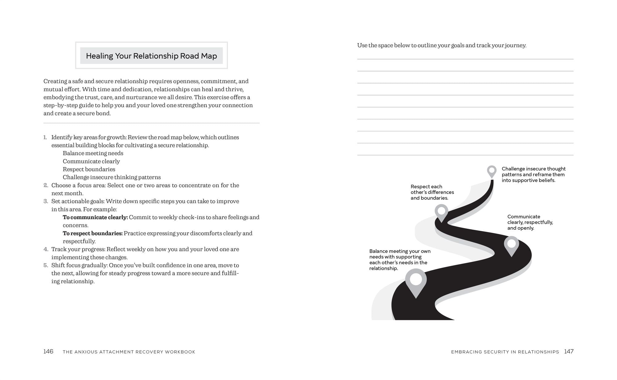 The Anxious Attachment Recovery Workbook: How to Develop Secure and Lasting Relationships