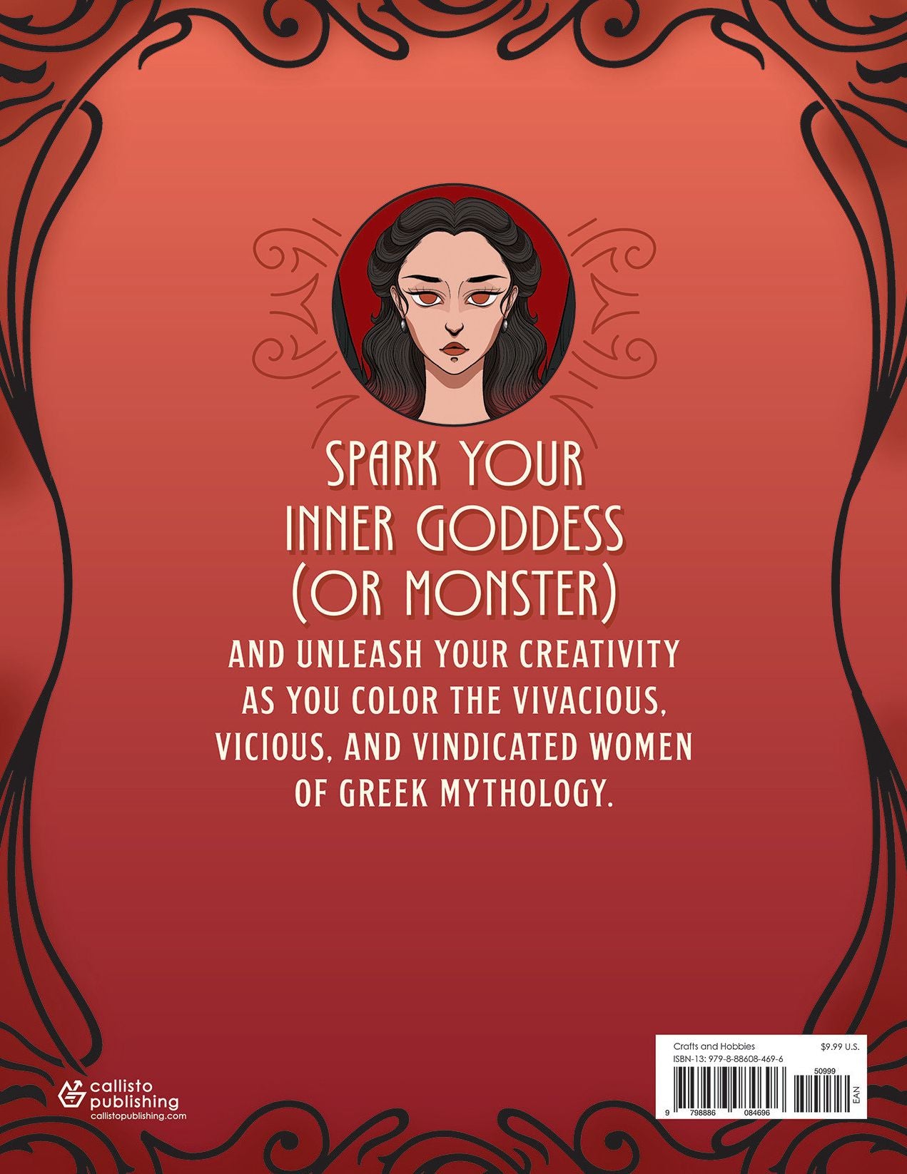 Badass Women of Greek Mythology Coloring Book: 45 Goddesses, Mortals, and Monsters to Color