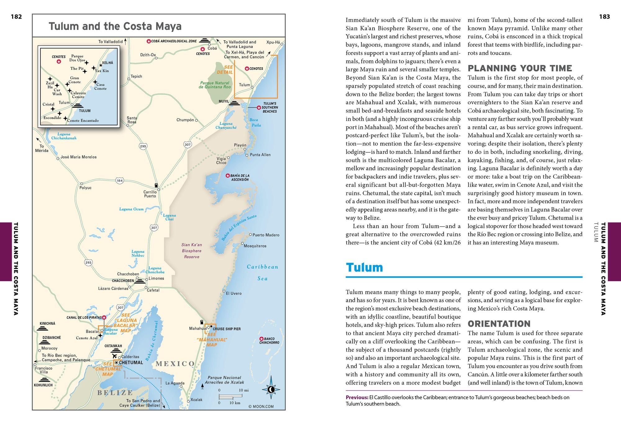Moon Yucatán Peninsula: With Cancún, Cozumel & Tulum: Beaches & Cenotes, Temples & Pyramids, Diving & Snorkeling