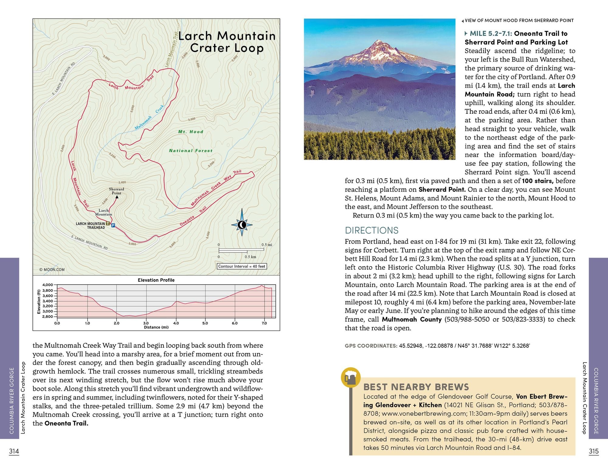 Moon Pacific Northwest Hiking: Best Hikes Plus Beer, Bites, and Campgrounds Nearby