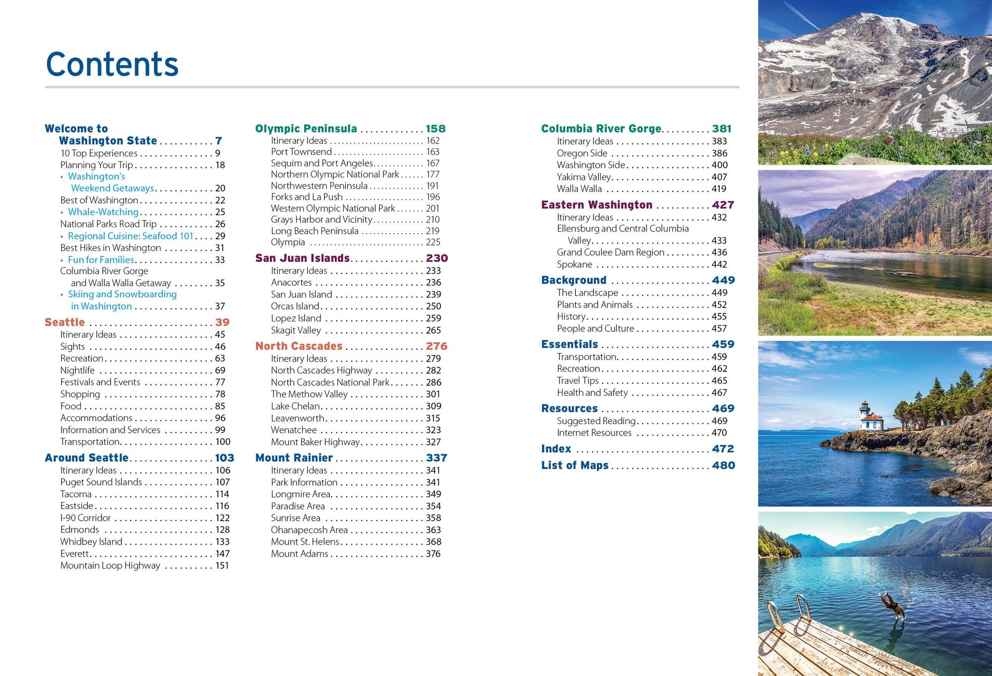 Moon Washington State: National Parks, Local Food & Wine, Year-Round Recreation