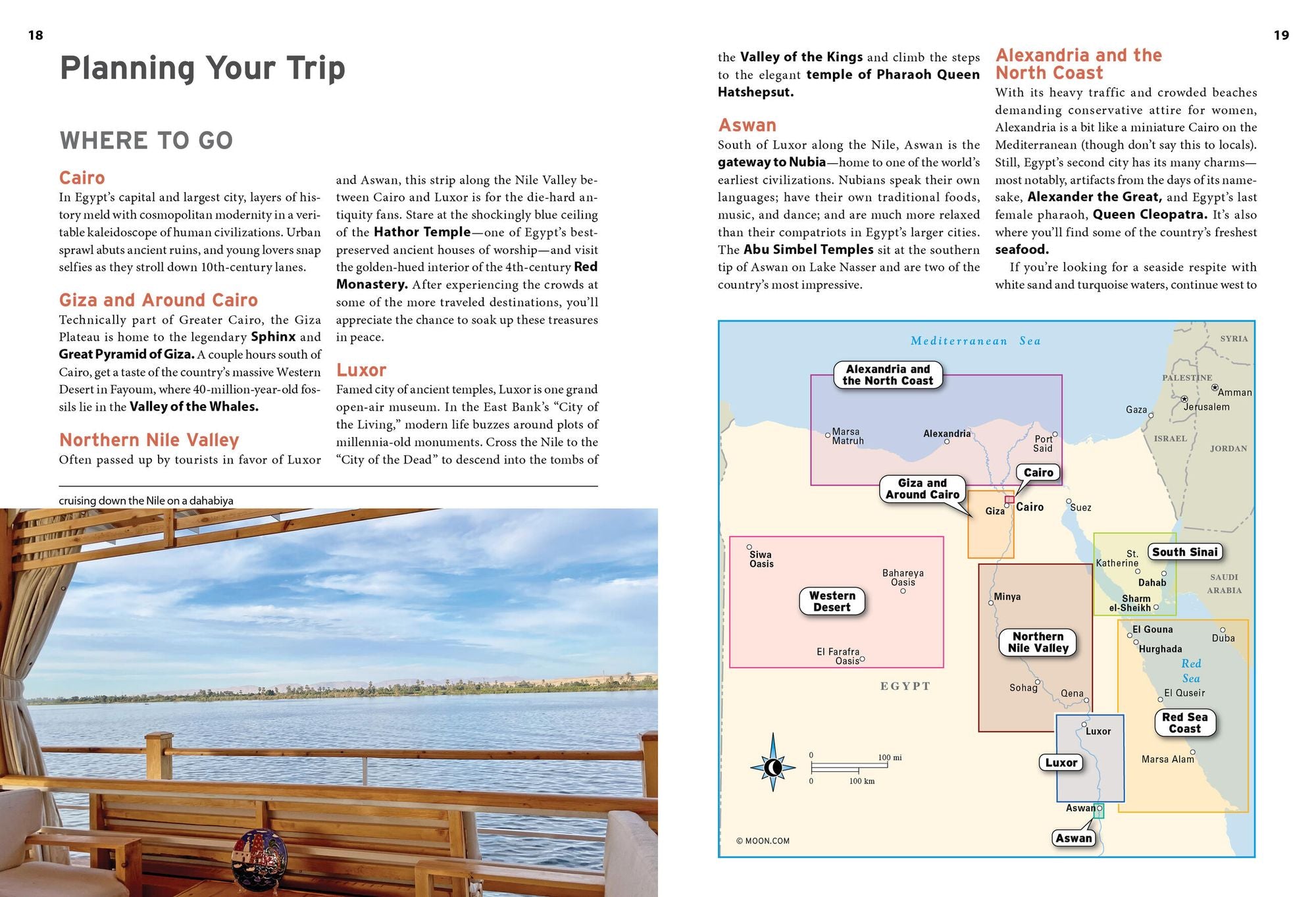 Moon Egypt: Temples & Pyramids, Nile Sailing & Cruises, Desert Safaris