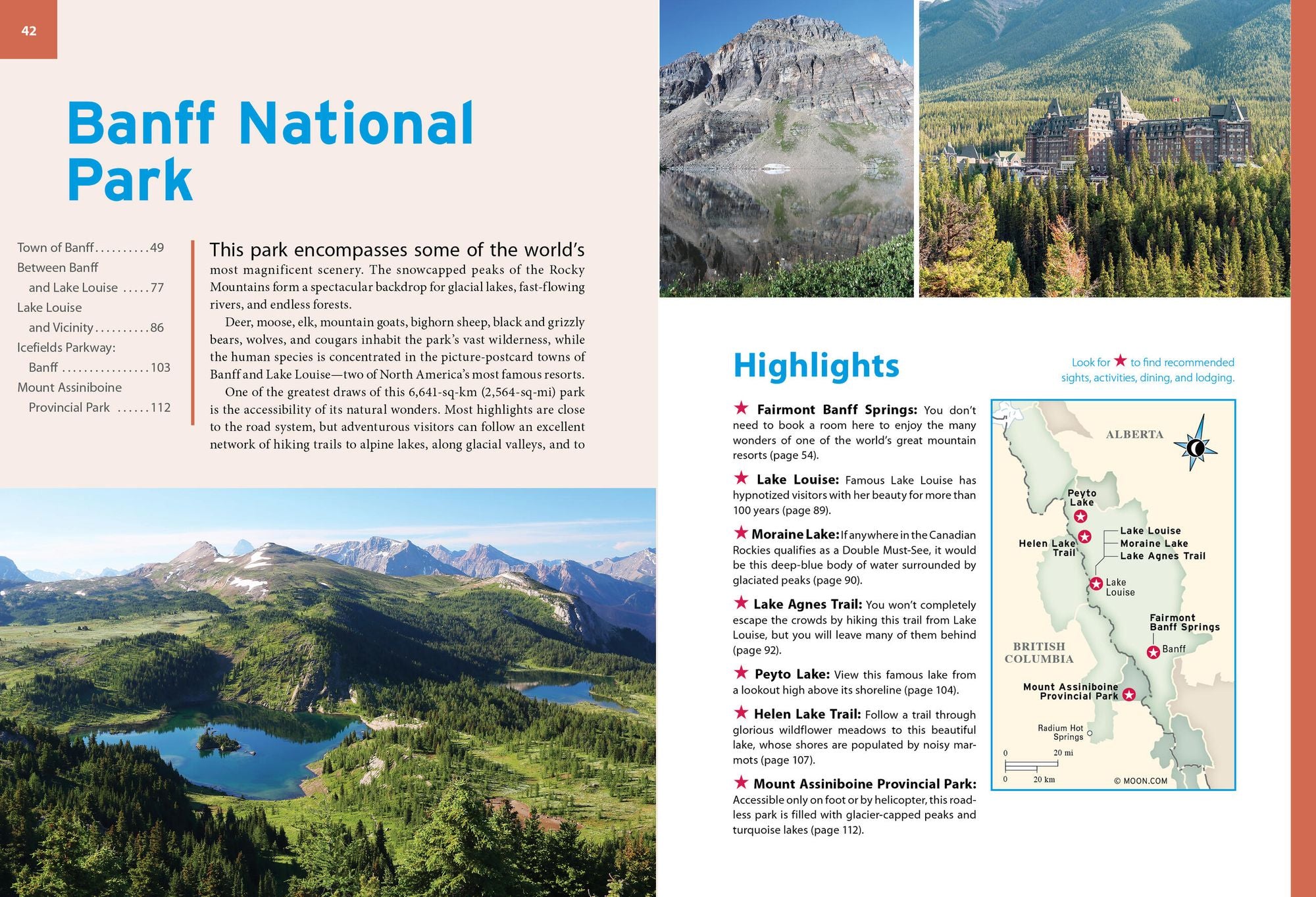 Moon Canadian Rockies: With Banff & Jasper National Parks: Scenic Drives, Wildlife, Hiking & Skiing