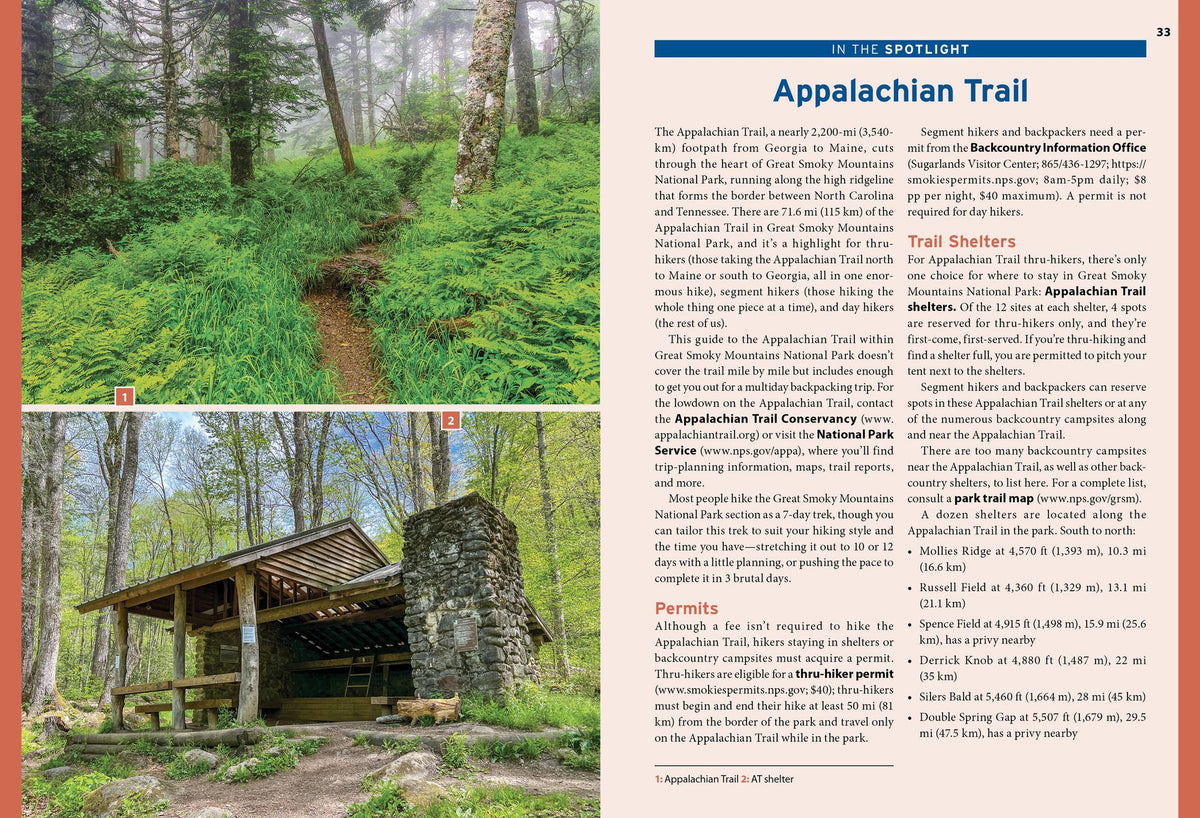Moon Great Smoky Mountains National Park: Hiking, Camping, Scenic Drives