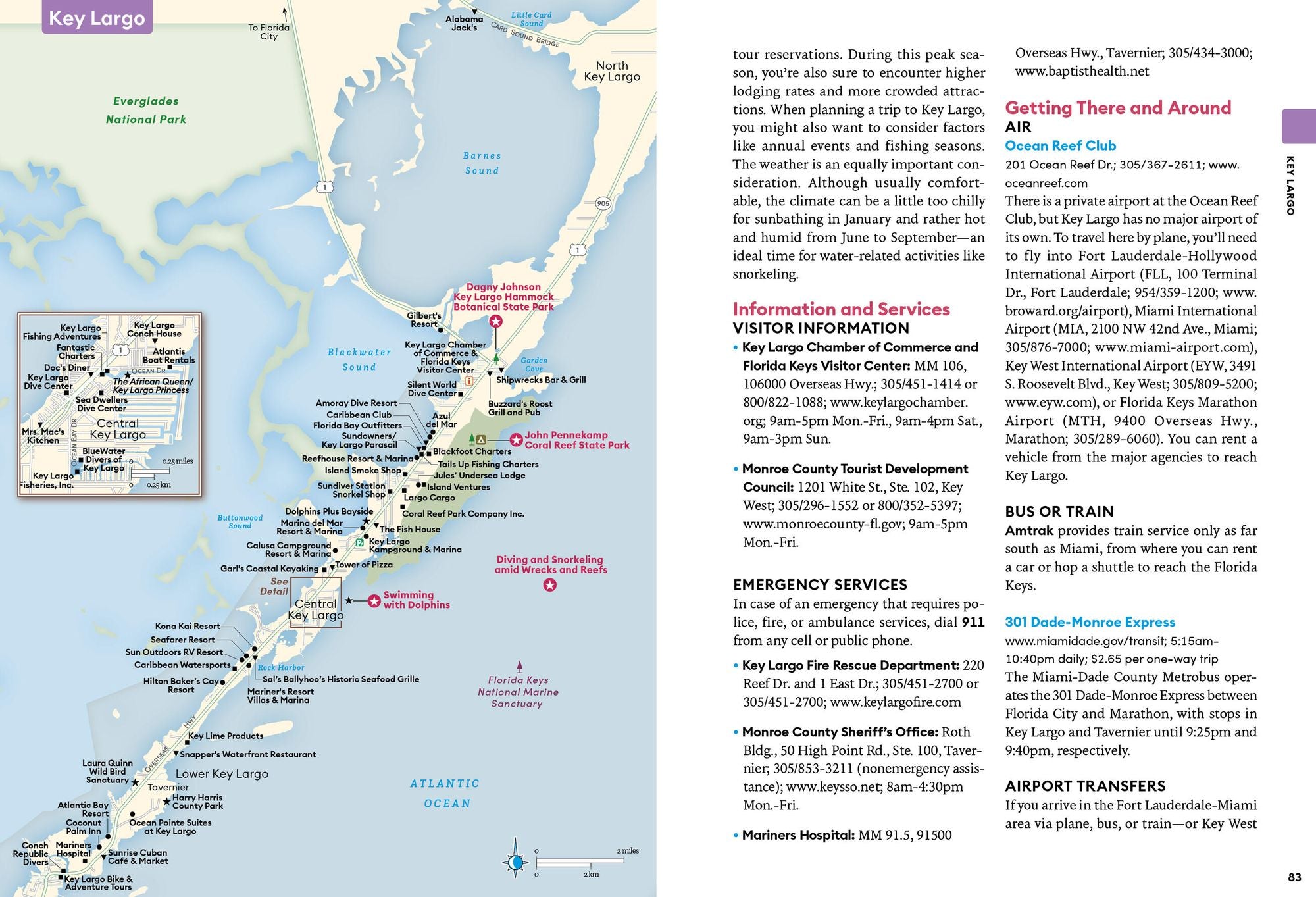 Moon Florida Keys: With Miami & the Everglades: Beach Getaways, Snorkeling & Diving, Wildlife