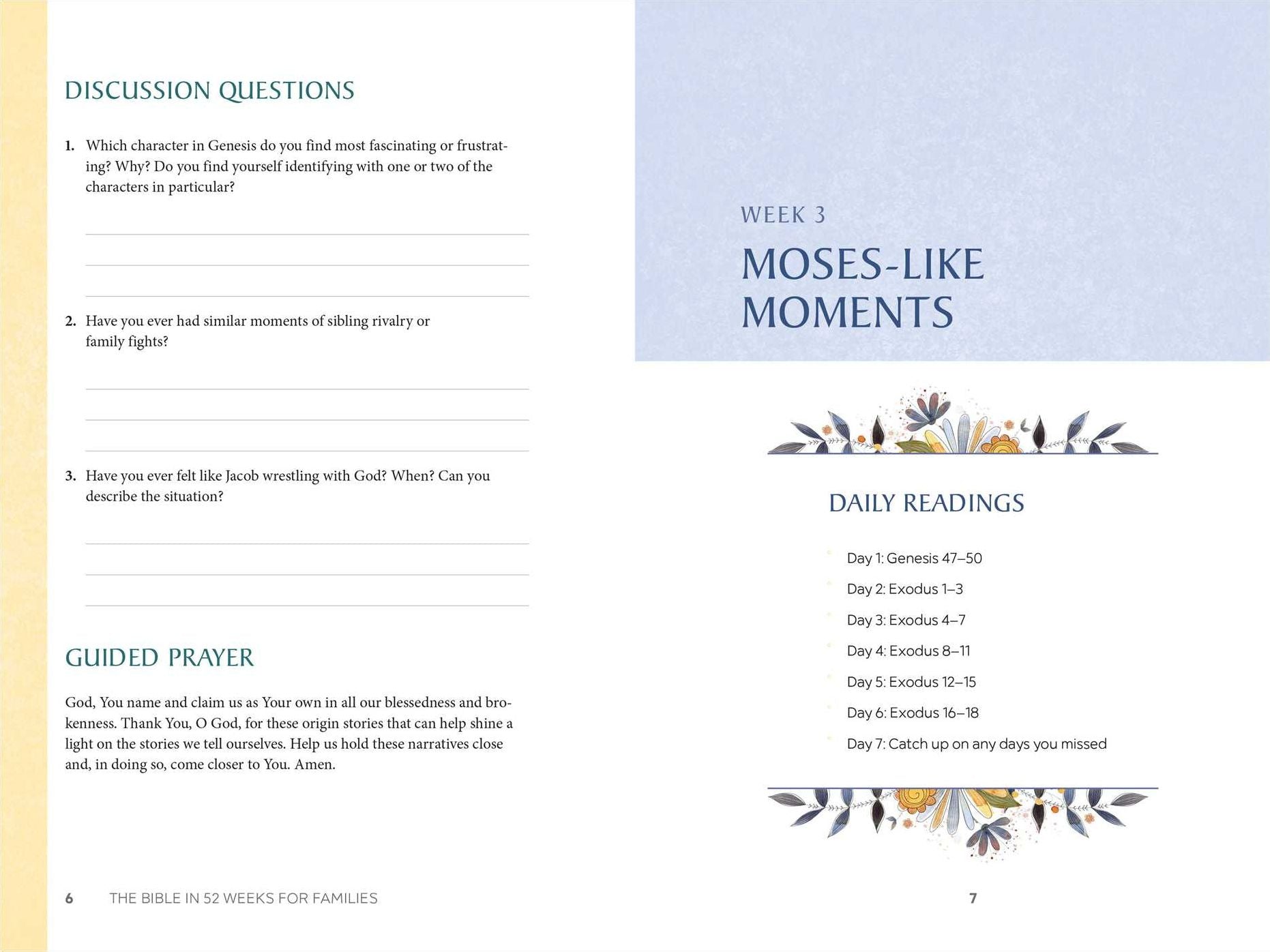 The Bible in 52 Weeks for Families: A Yearlong Bible Study