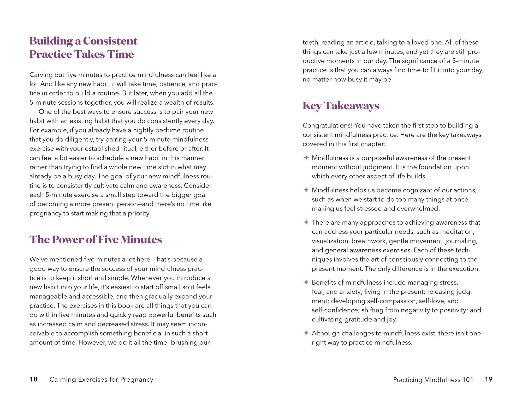 Calming Exercises for Pregnancy: 95 Simple Ways to Find Peace in Only 5 Minutes