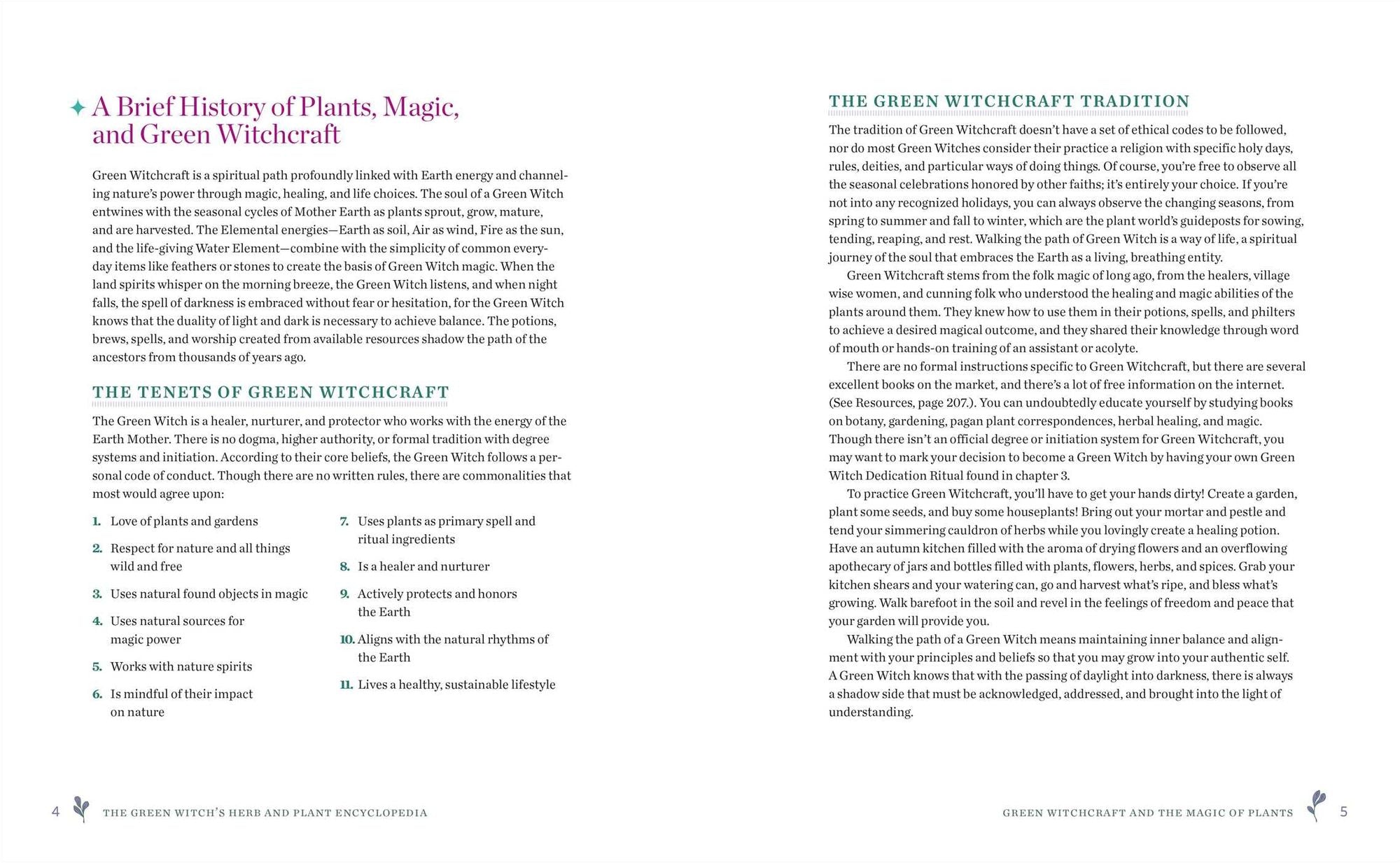 The Green Witch's Herb and Plant Encyclopedia: 150 Ingredients for Everyday Witchcraft