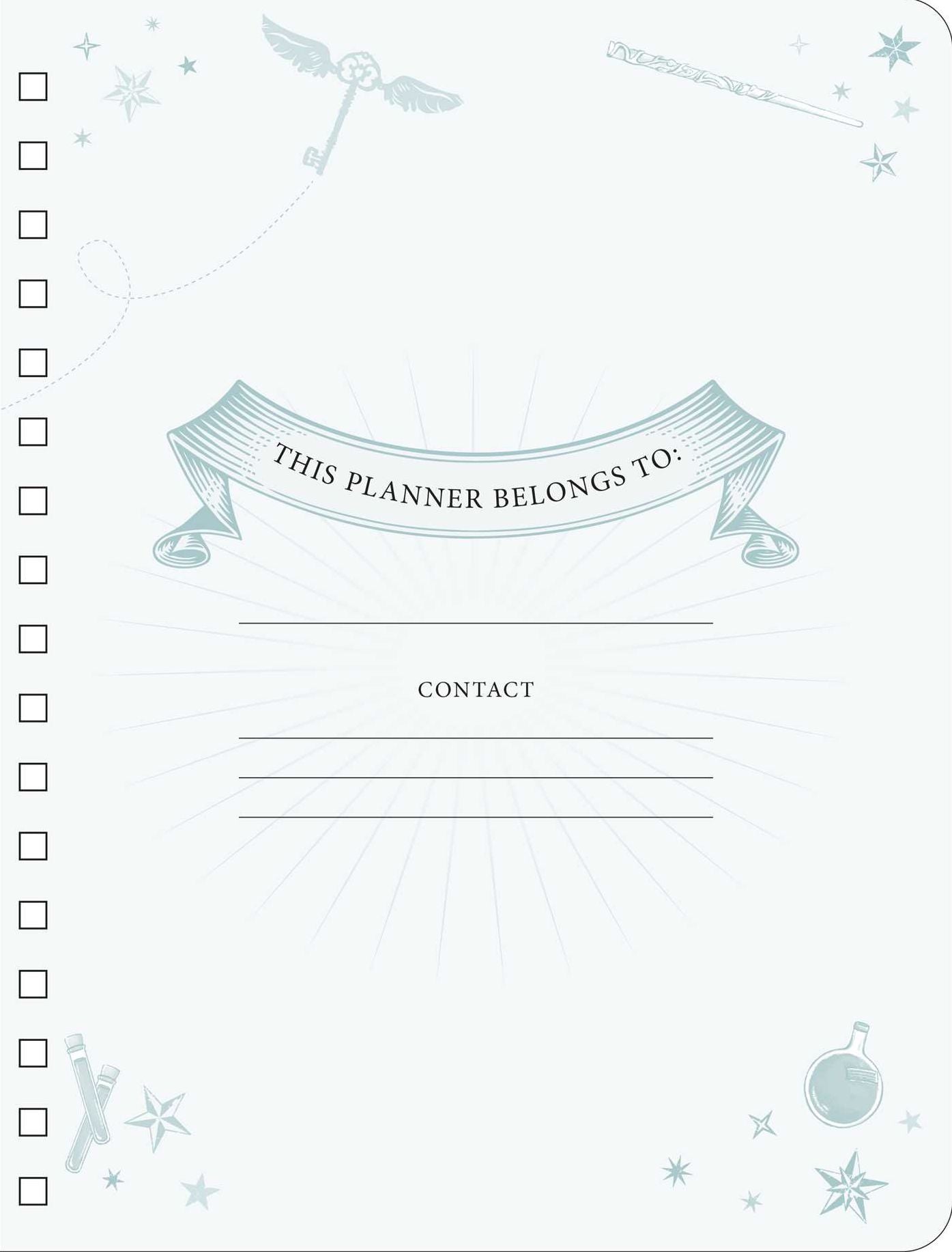 Harry Potter: Spells and Potions 12-Month Undated Planner: (Harry Potter School Planner School, Harry Potter Gift, Harry Potter Stationery, Undated Planner)