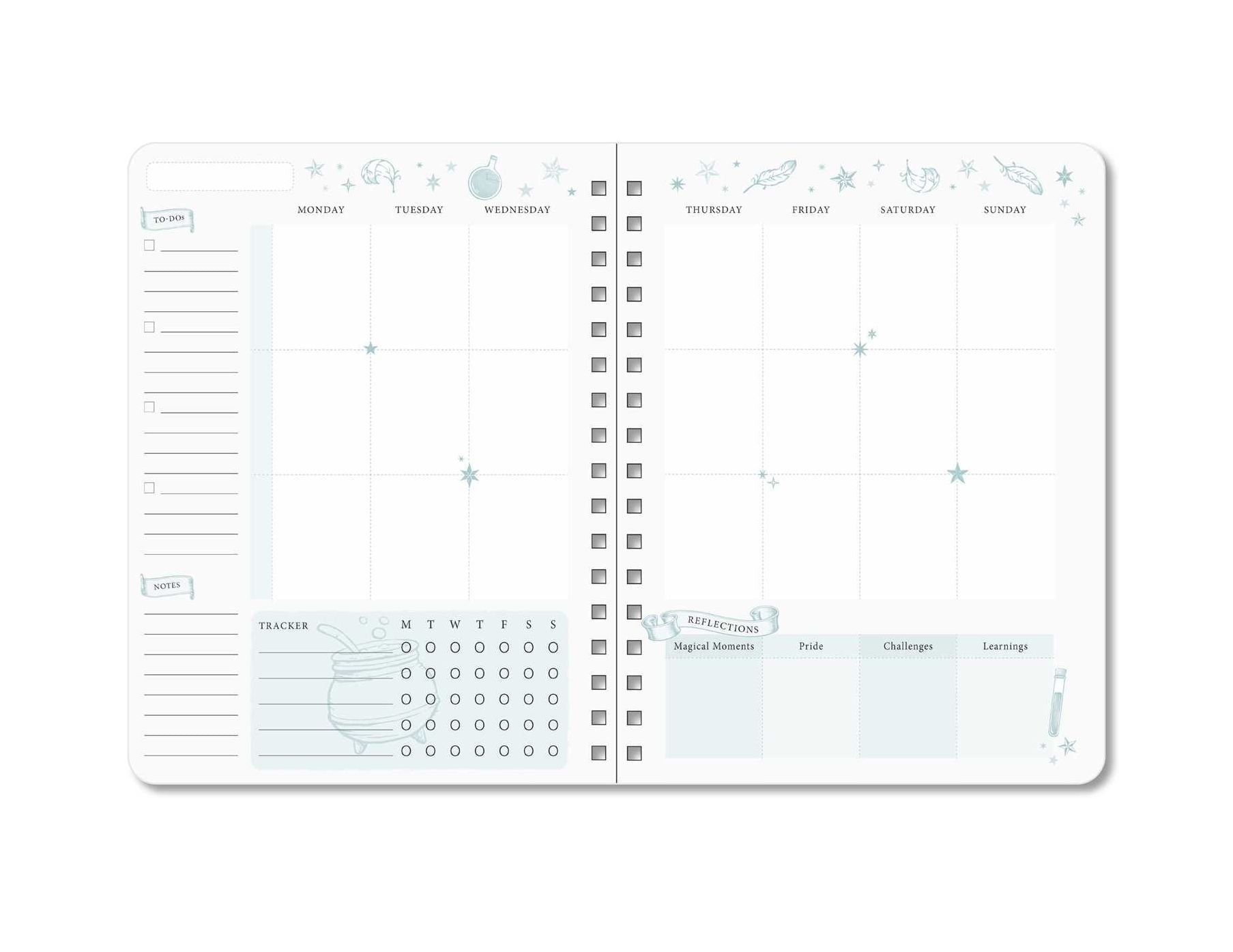 Harry Potter: Spells and Potions 12-Month Undated Planner: (Harry Potter School Planner School, Harry Potter Gift, Harry Potter Stationery, Undated Planner)