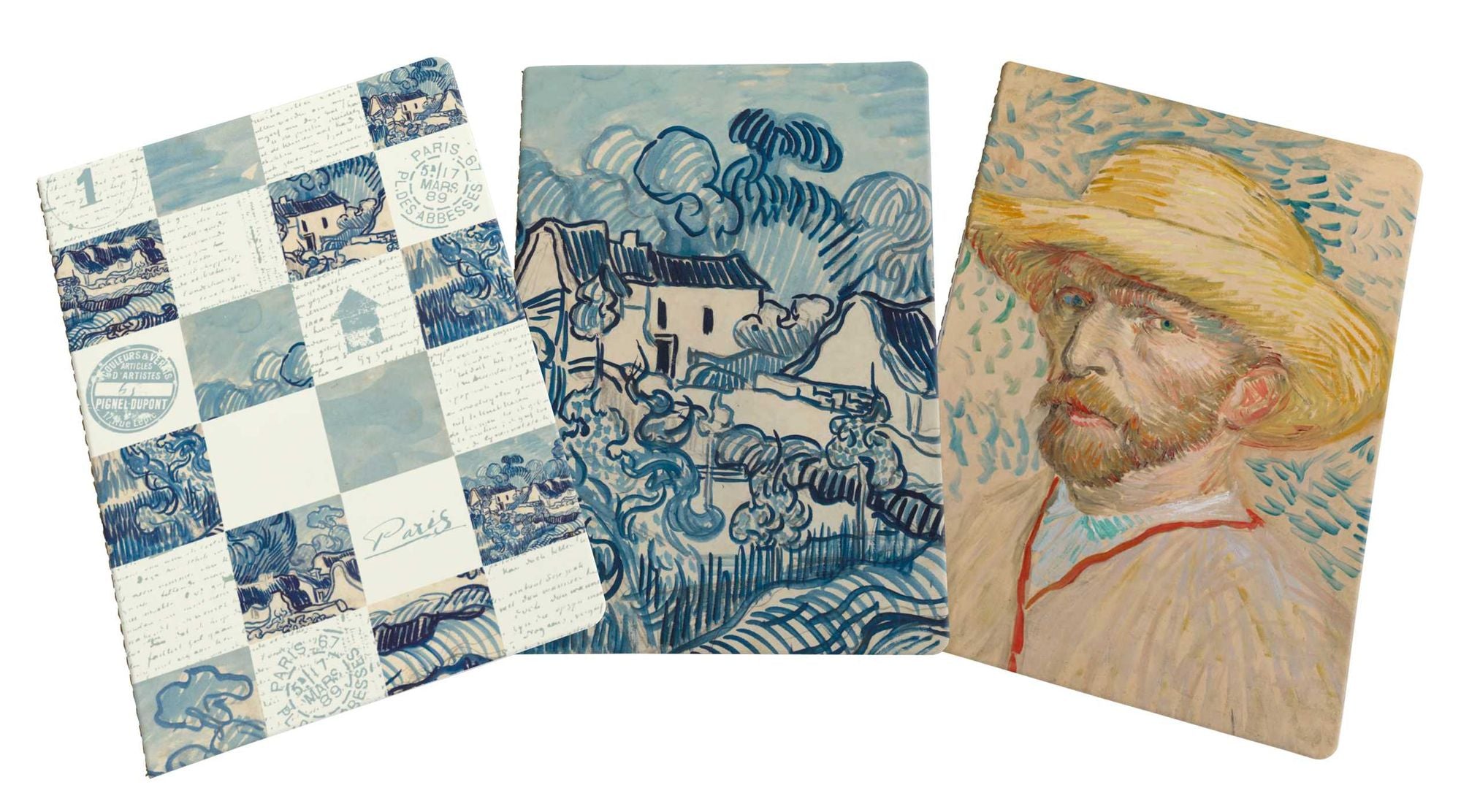 Van Gogh Traveler's Notebook Set: (Refillable Notebook)