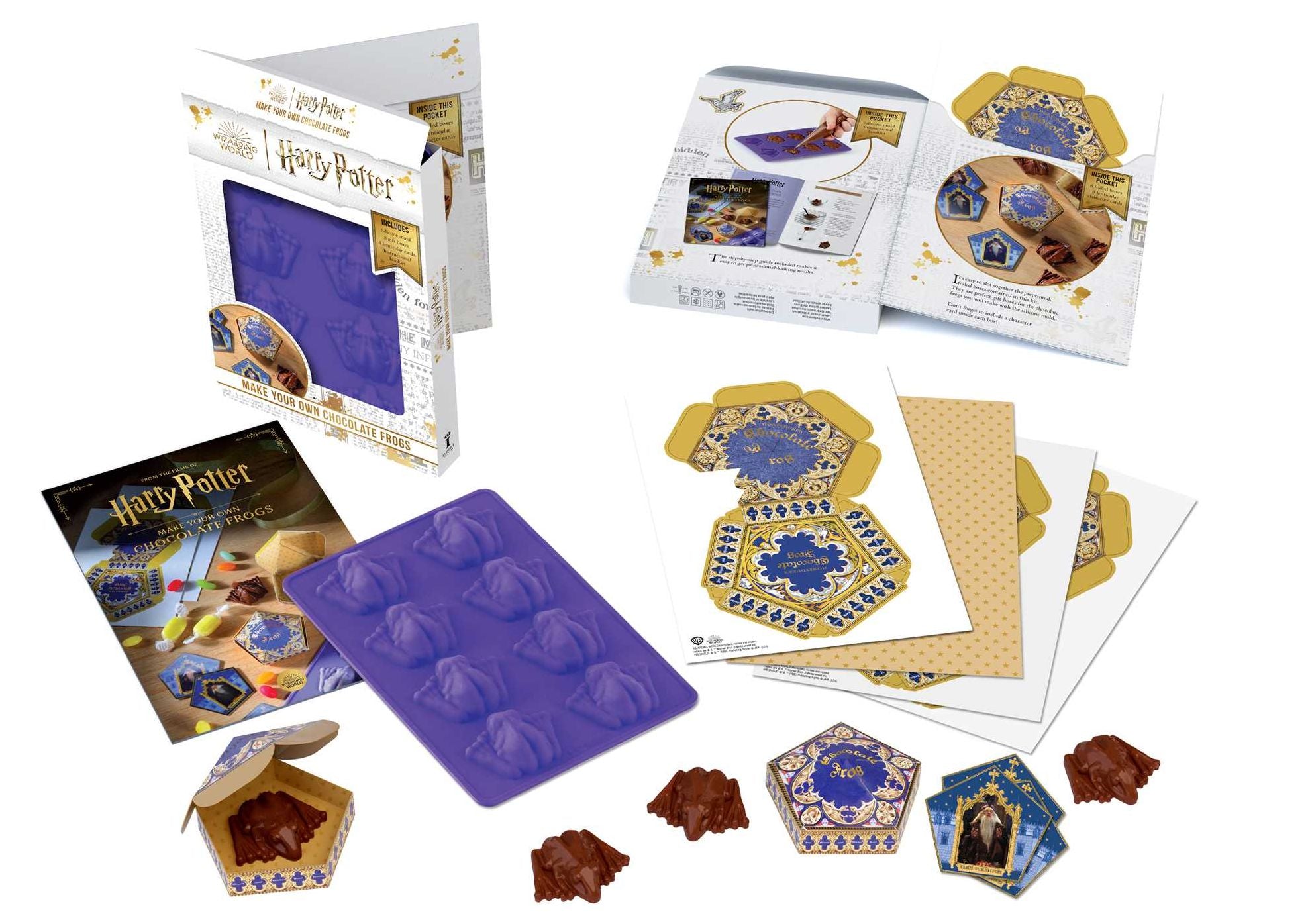 Harry Potter: Make Your Own Chocolate Frogs: Silicone Chocolate Mold and Gift Box Set
