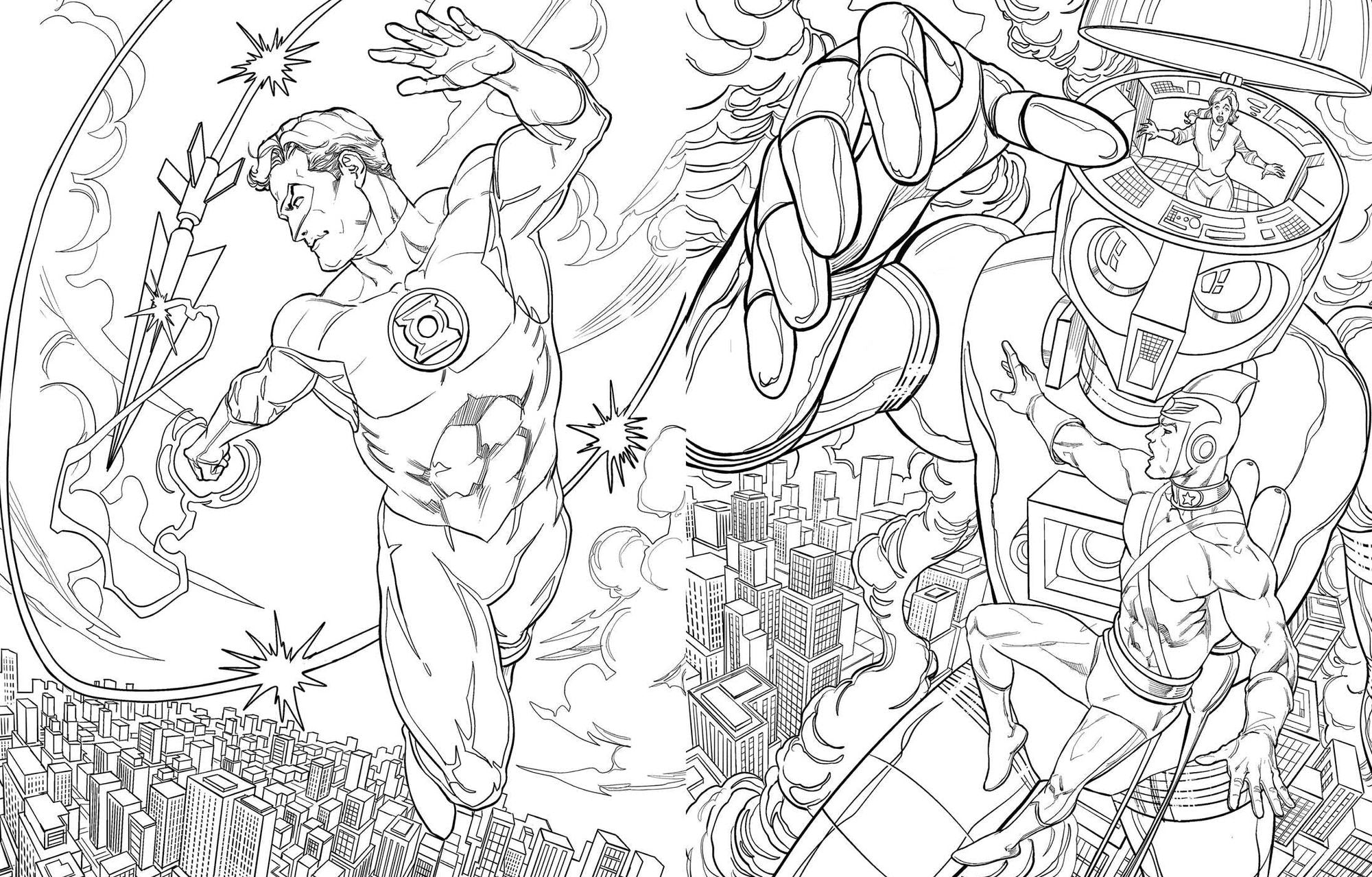 DC Showcase: The Official Coloring Book