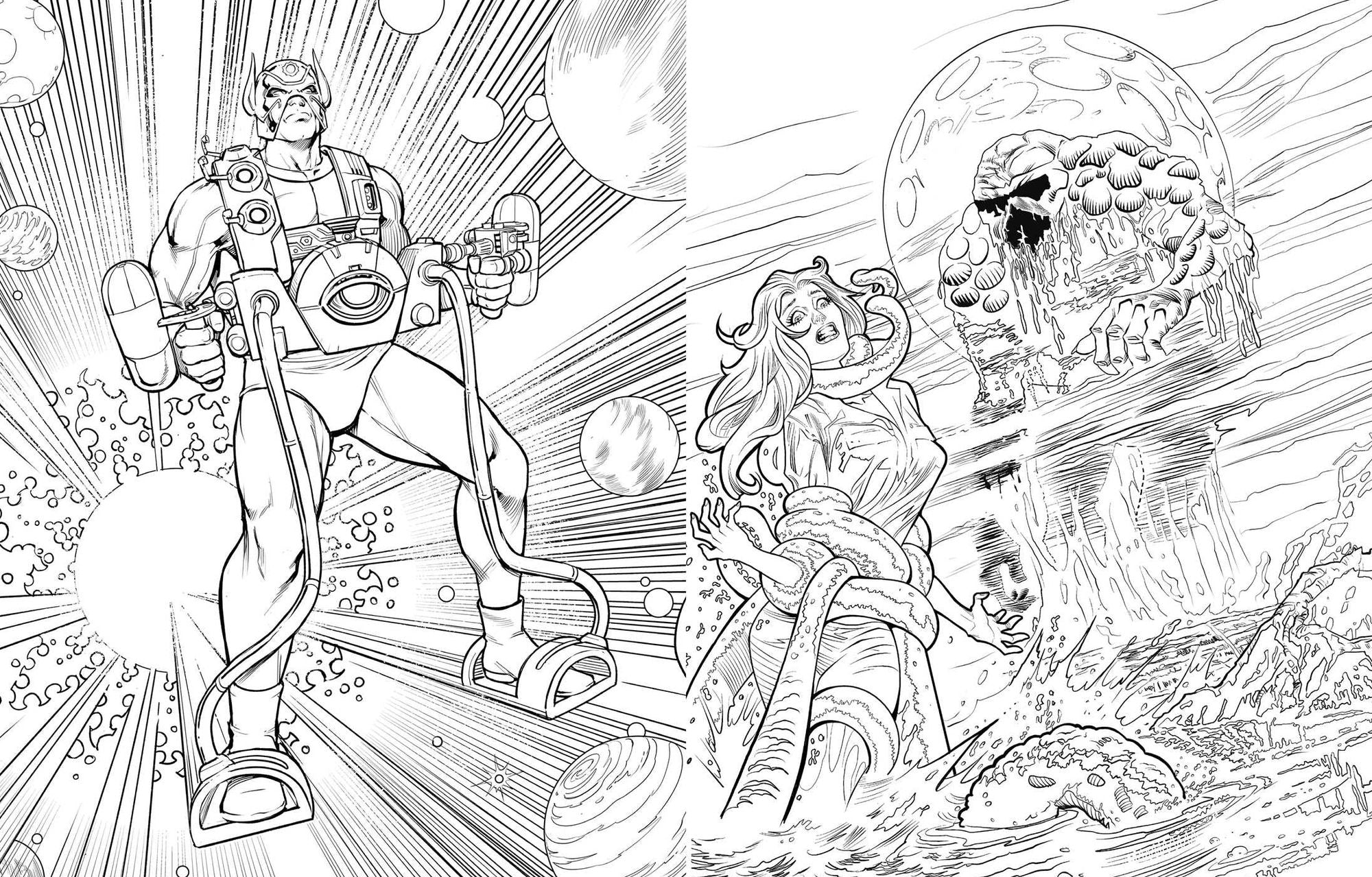 DC Showcase: The Official Coloring Book
