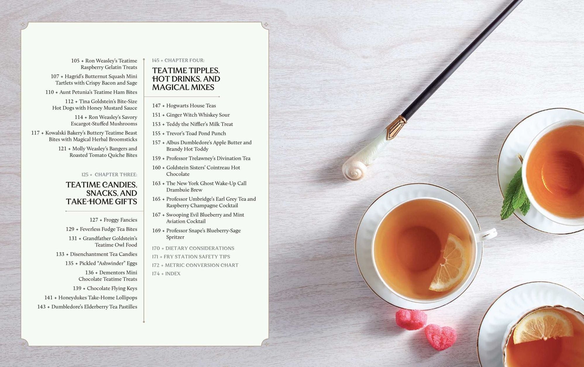 Harry Potter: Afternoon Tea Magic: Official Snacks, Sips, and Sweets Inspired by the Wizarding World (B&N Exclusive Edition)