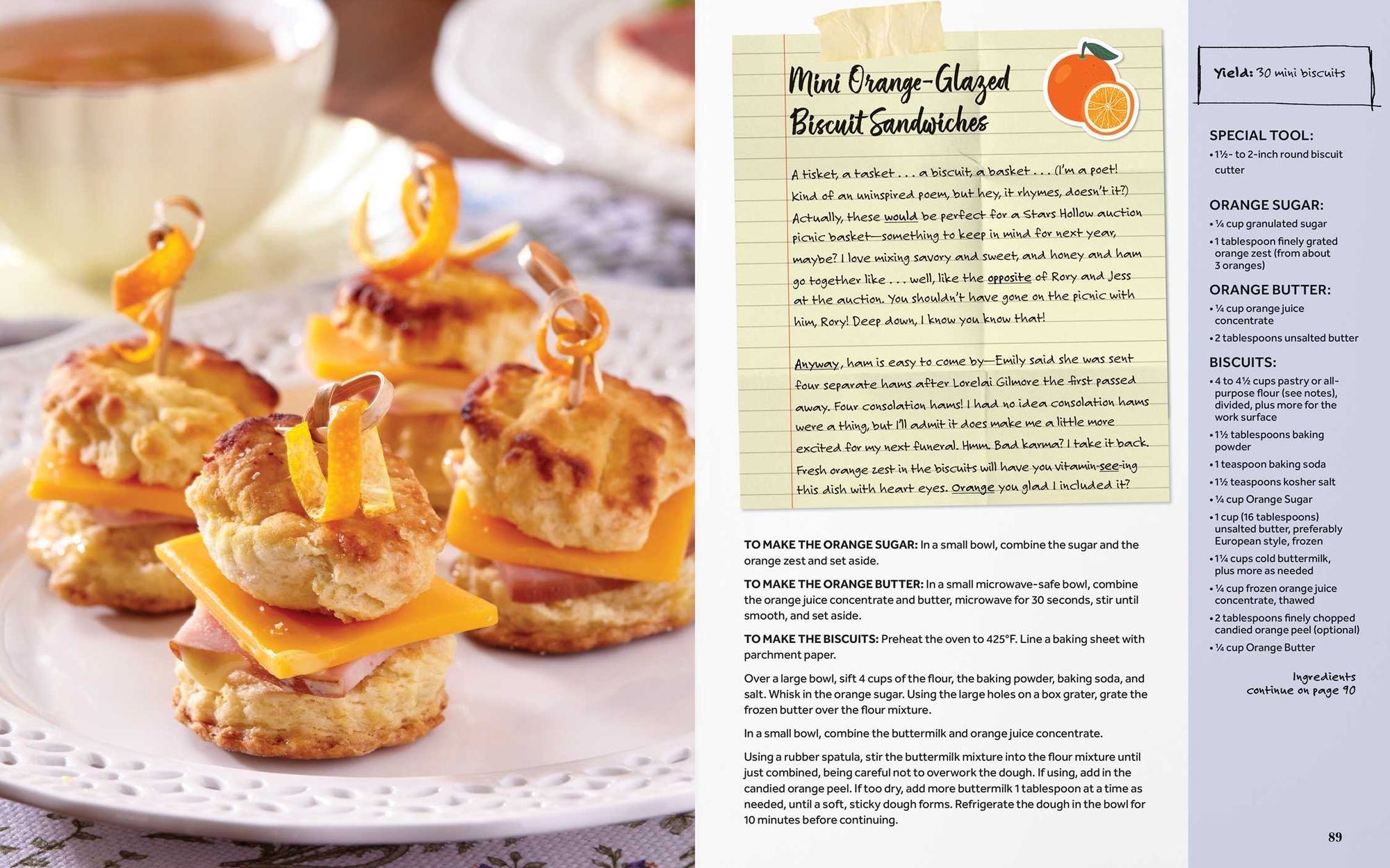 Sookie's Recipe Book: Gilmore Girls: An Official Cookbook