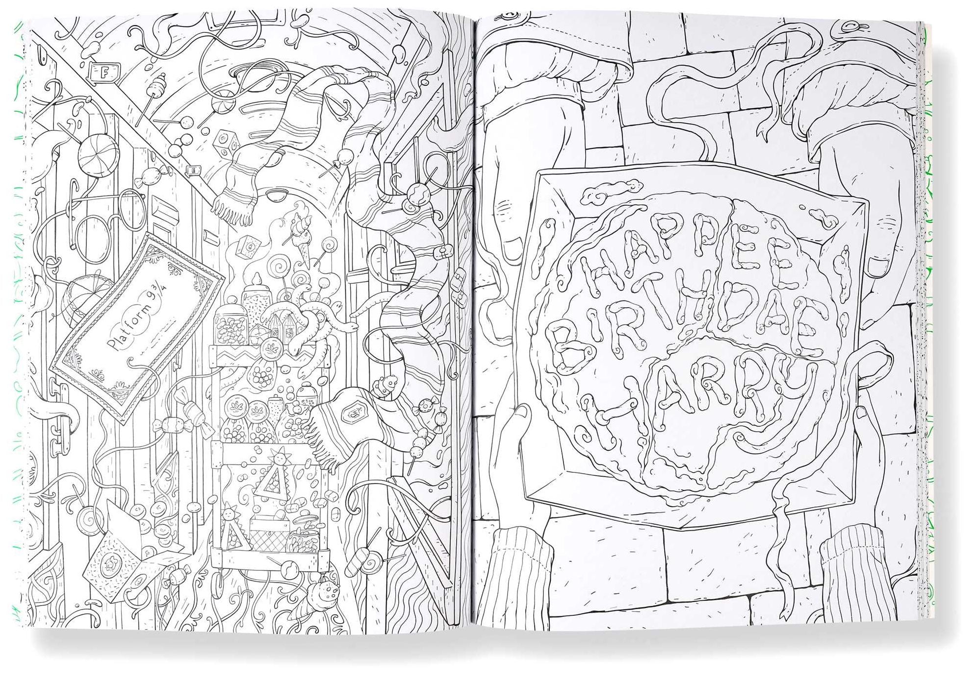 Harry Potter: An Official Sweets and Treats Coloring Book