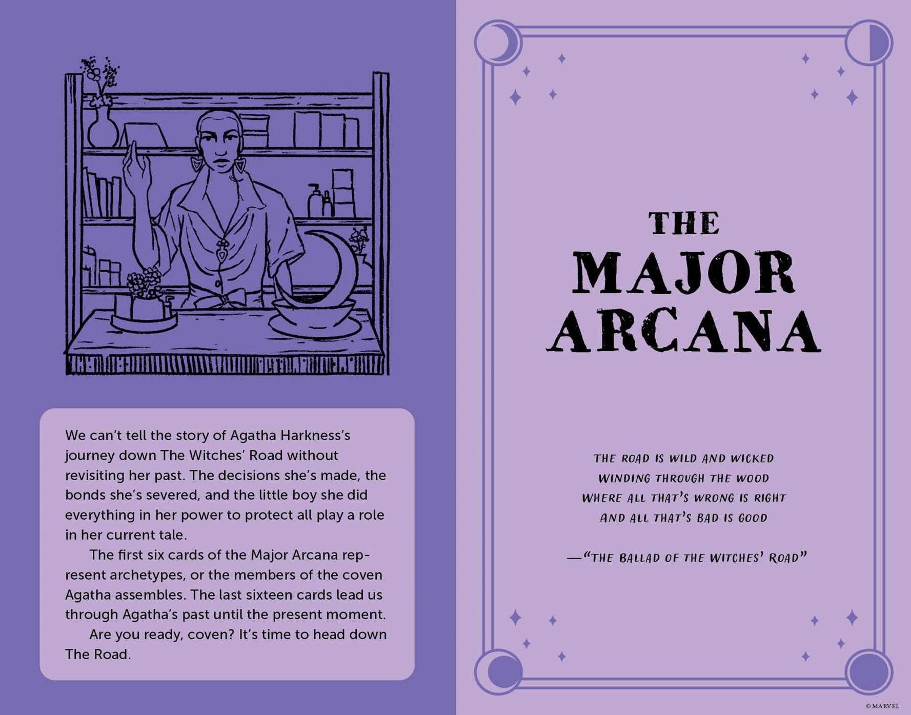 Agatha All Along Tarot Deck and Guidebook