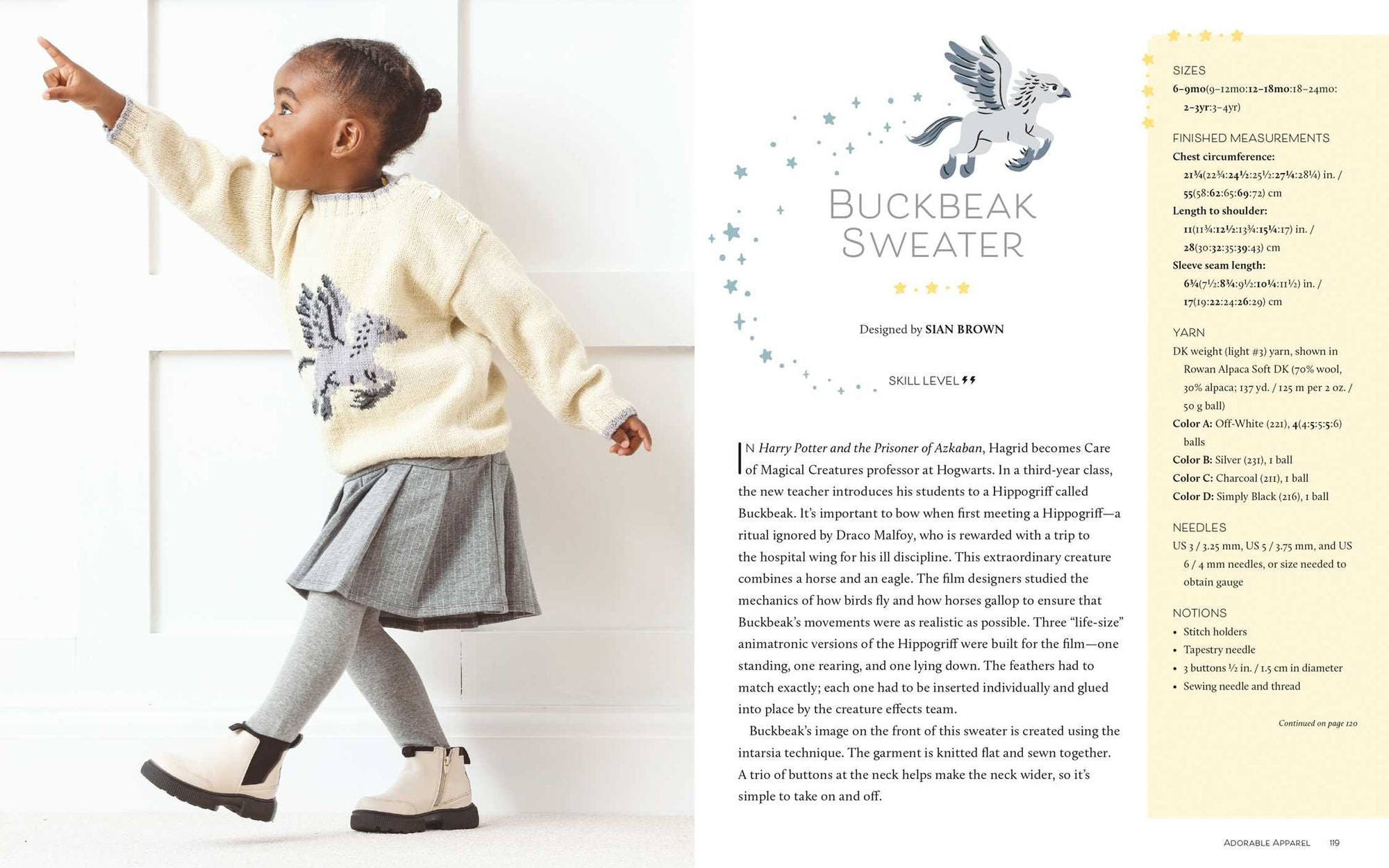 Harry Potter: Knitting Magic for Baby and Toddler: An Official Harry Potter Knitting Pattern Book