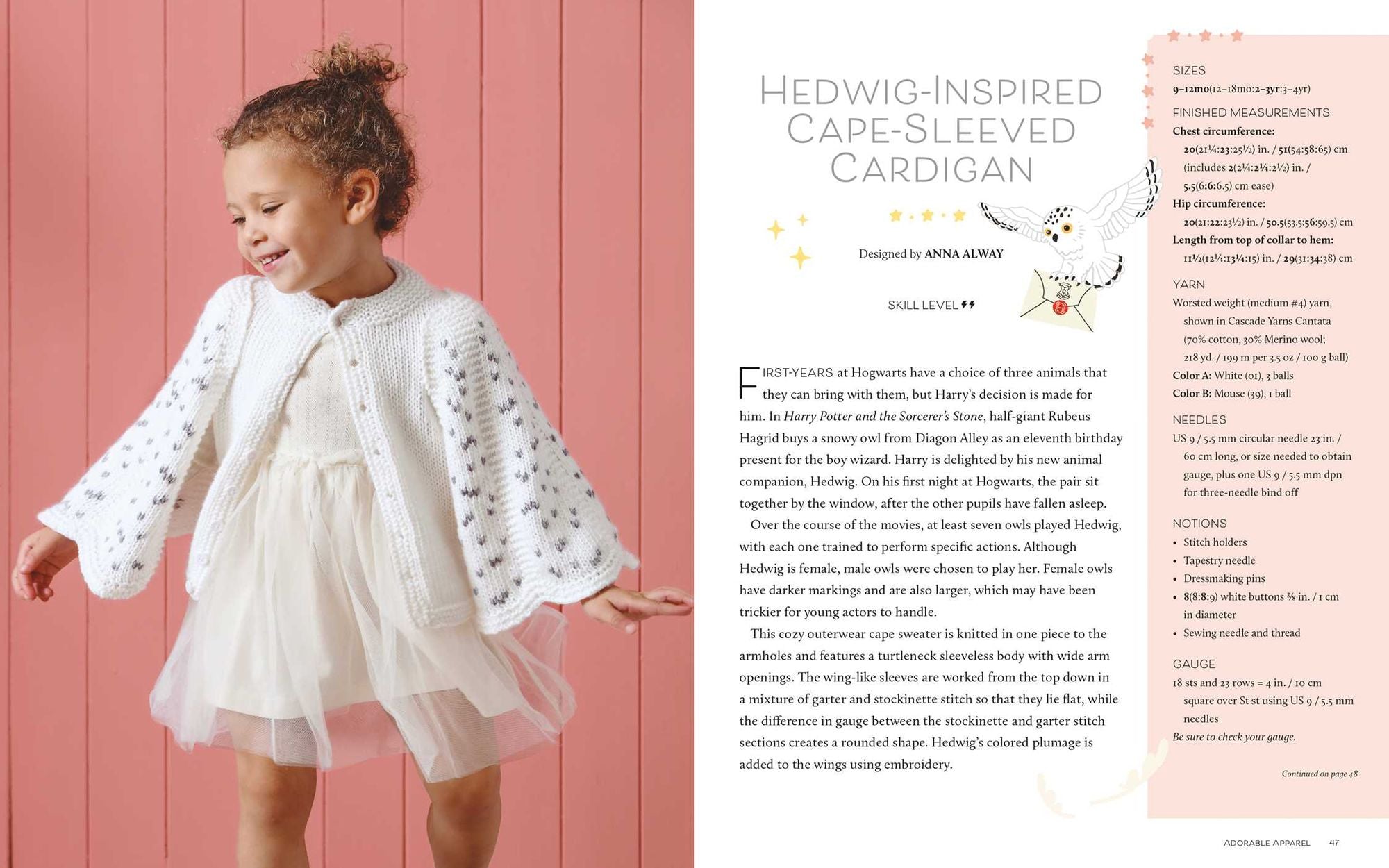 Harry Potter: Knitting Magic for Baby and Toddler: An Official Harry Potter Knitting Pattern Book