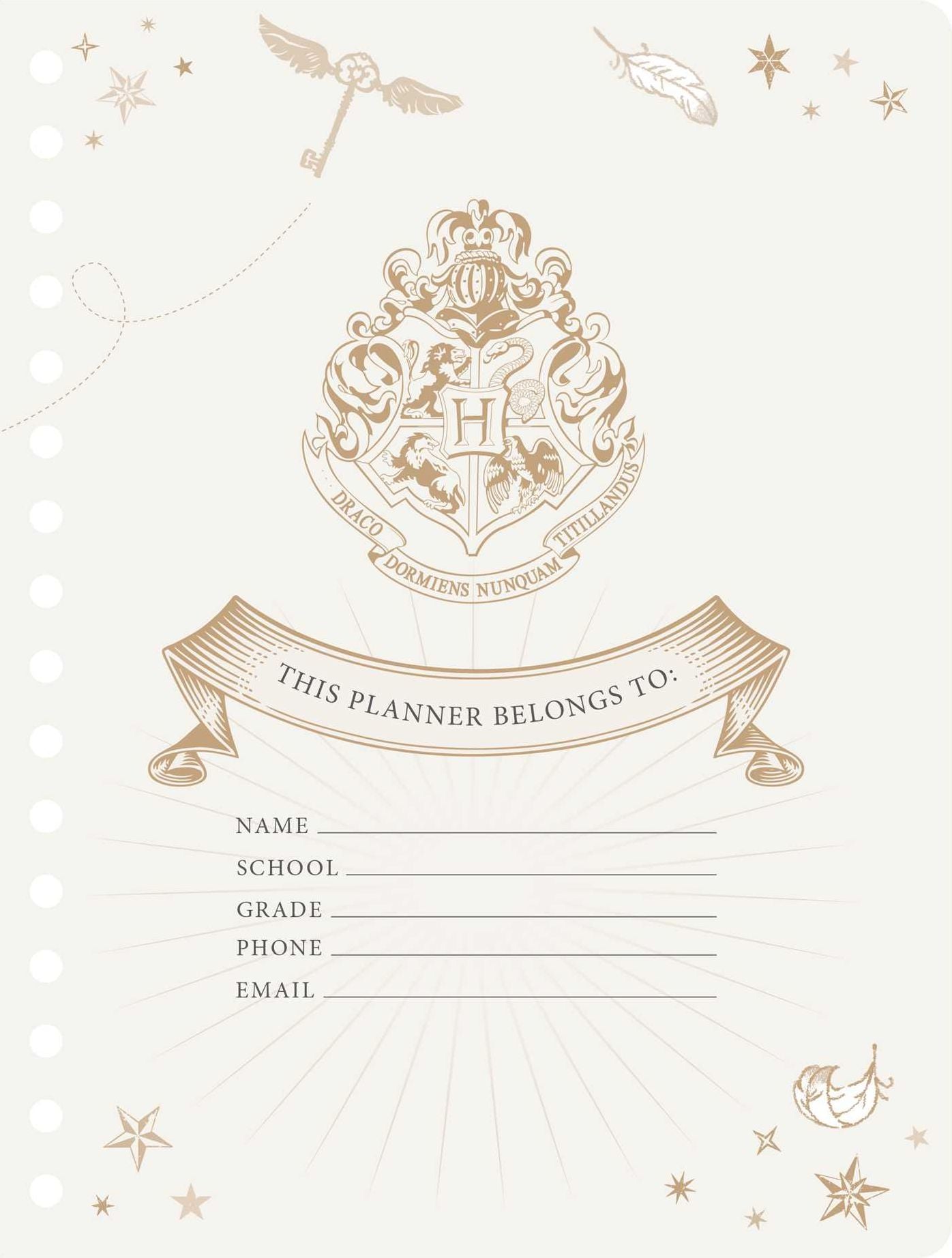 2025-2026 Harry Potter: Hogwarts Student Planner: August - July, 6.5 x 8.25