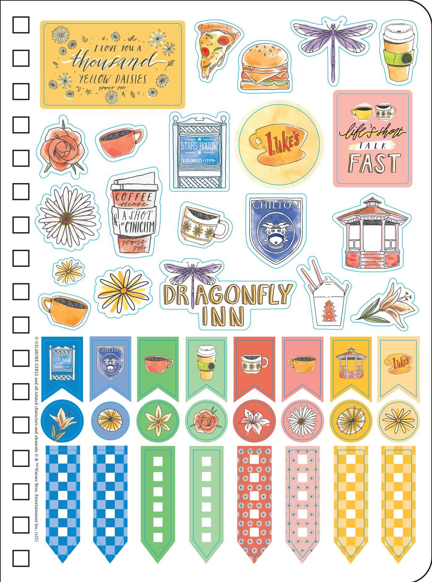 2026 Gilmore Girls 13-Month Weekly Planner