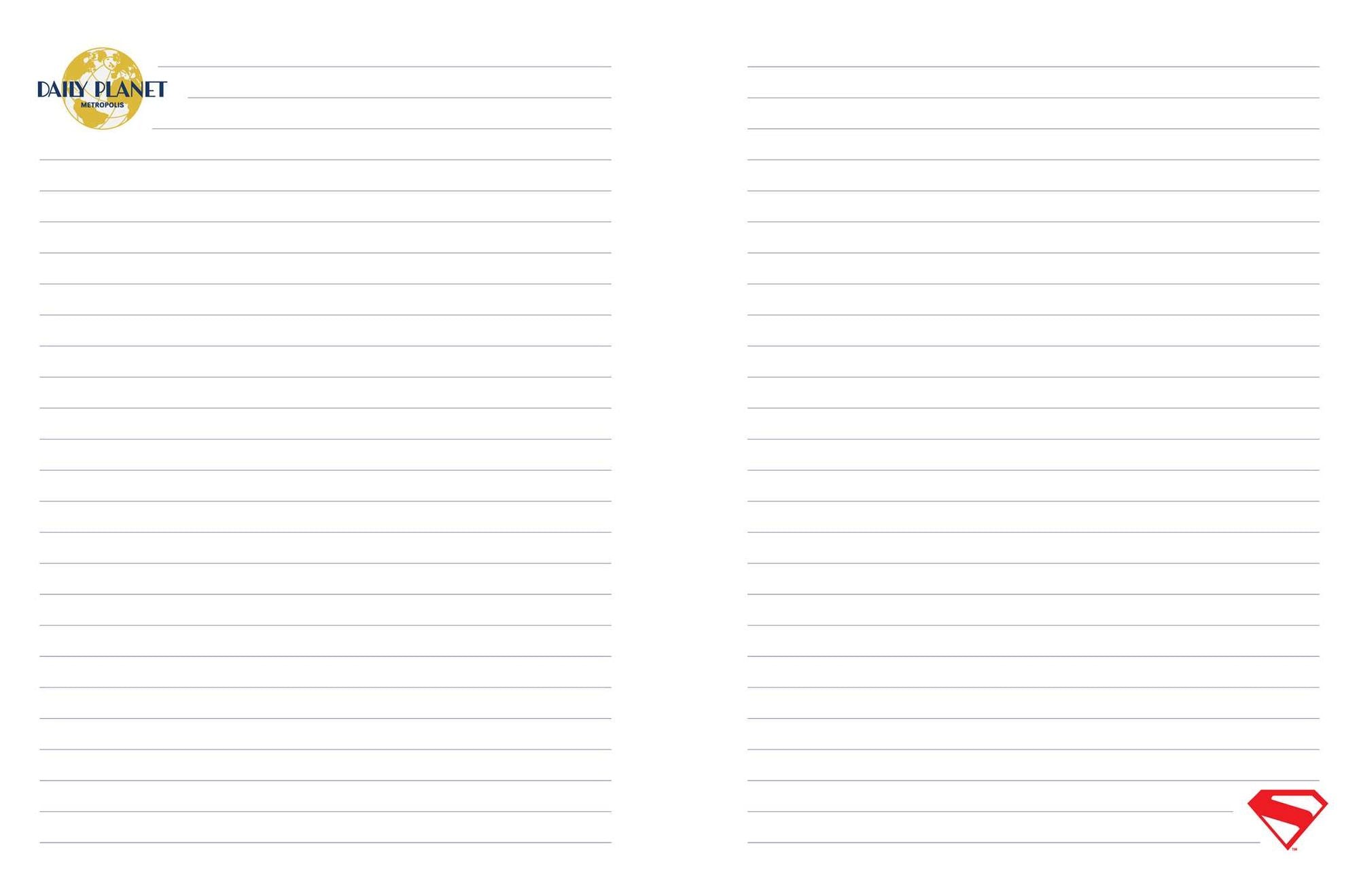 DC: Superman: The Daily Planet Spiral Notebook