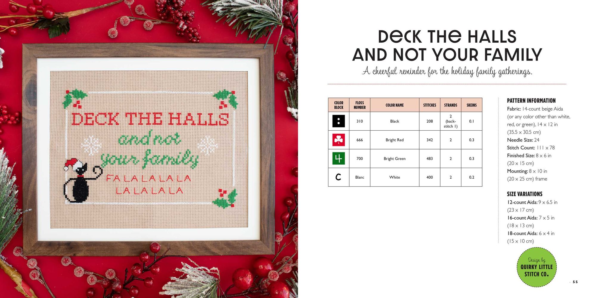 Festive As F*ck: Subversive Cross-Stitch for the Holidays