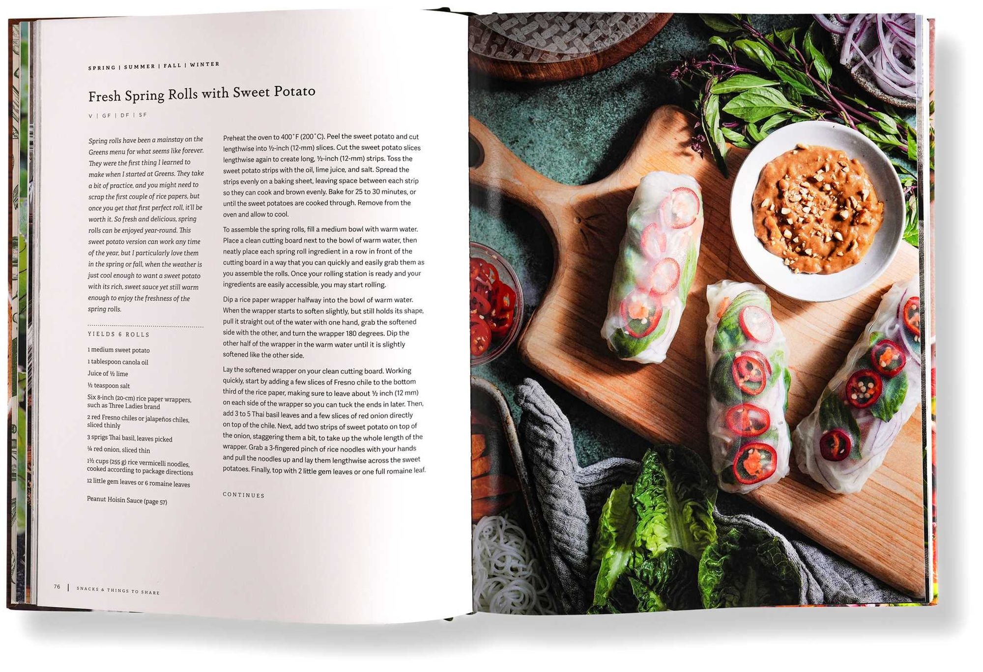 Seasons of Greens: A Collection of New Recipes from the Iconic San Francisco Restaurant