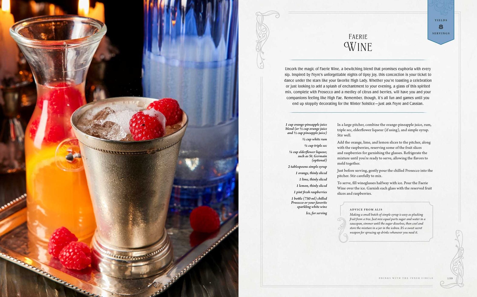 A Feast of Thorns and Roses: The Unofficial Cookbook of A Court of Thorns and Roses