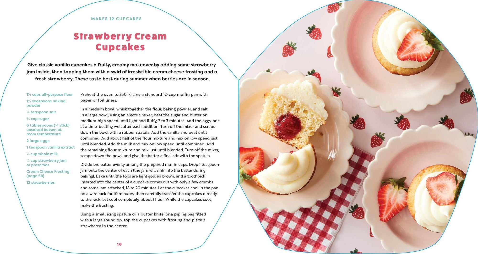 The Cupcakes Cookbook: 30+ Quick and Easy Recipes for Cupcakes