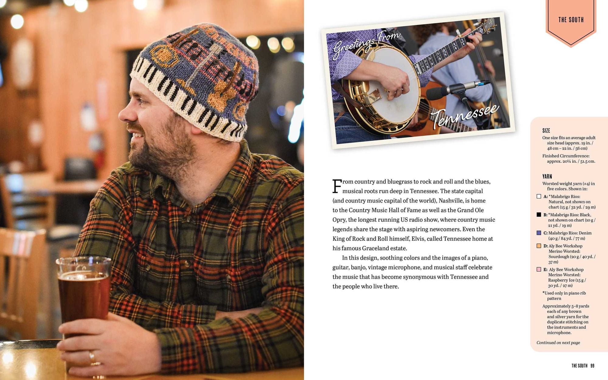 Knitting the U.S.A.: Fifty Easy-to-Follow Designs for Beautiful Beanies Inspired by Each State in America