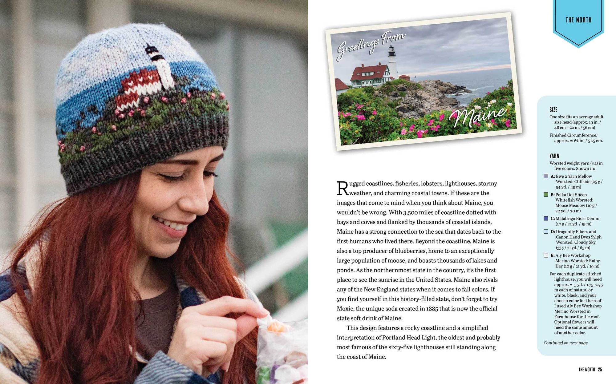 Knitting the U.S.A.: Fifty Easy-to-Follow Designs for Beautiful Beanies Inspired by Each State in America