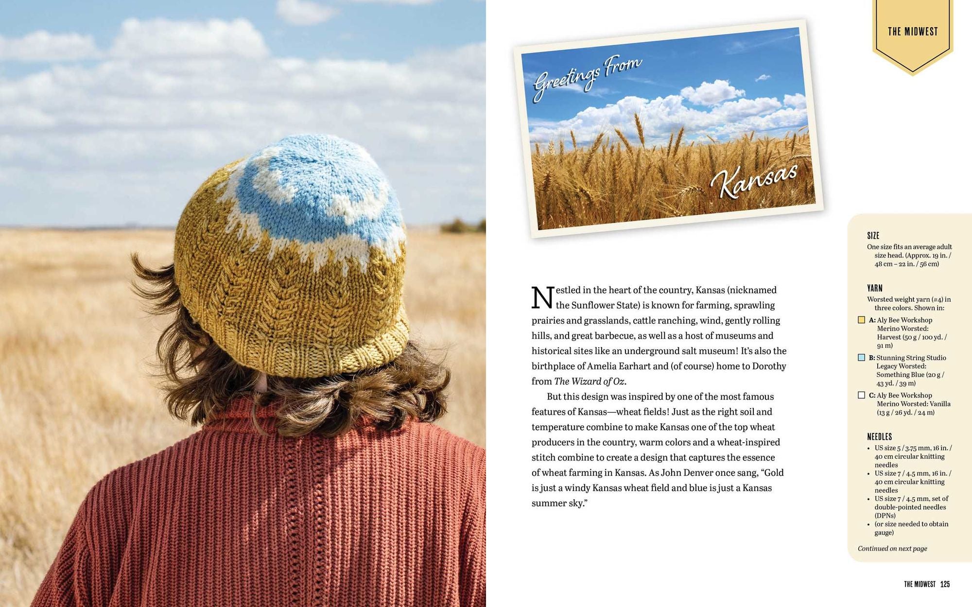 Knitting the U.S.A.: Fifty Easy-to-Follow Designs for Beautiful Beanies Inspired by Each State in America